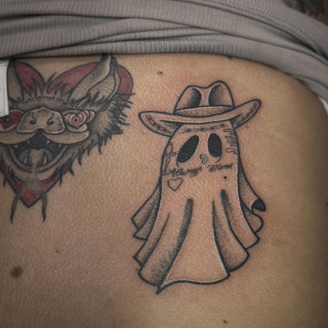 Tattoo by @_crybaby.tattoos — american_traditional, black_and_grey
