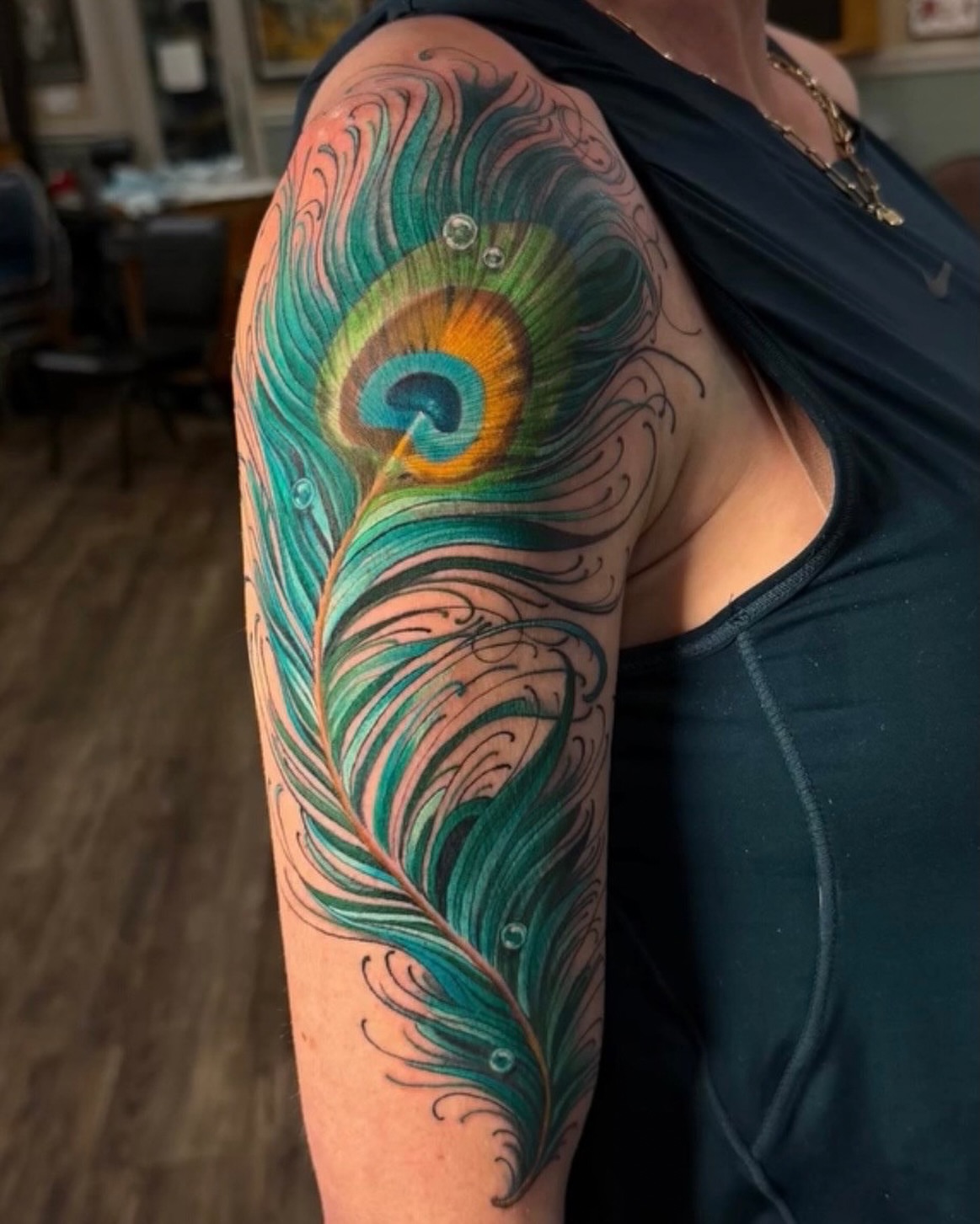 Tattoo by @calebbakertattoo — realism, fine_line