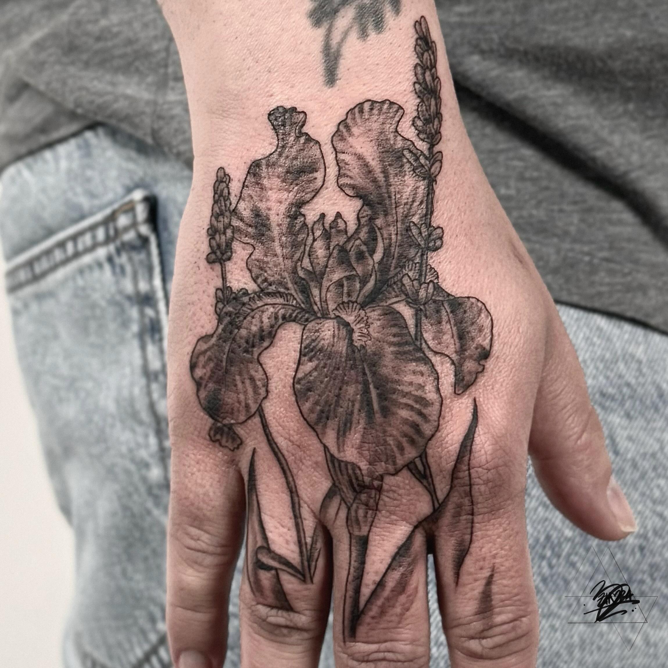Tattoo by @zhoradevi — black_and_grey