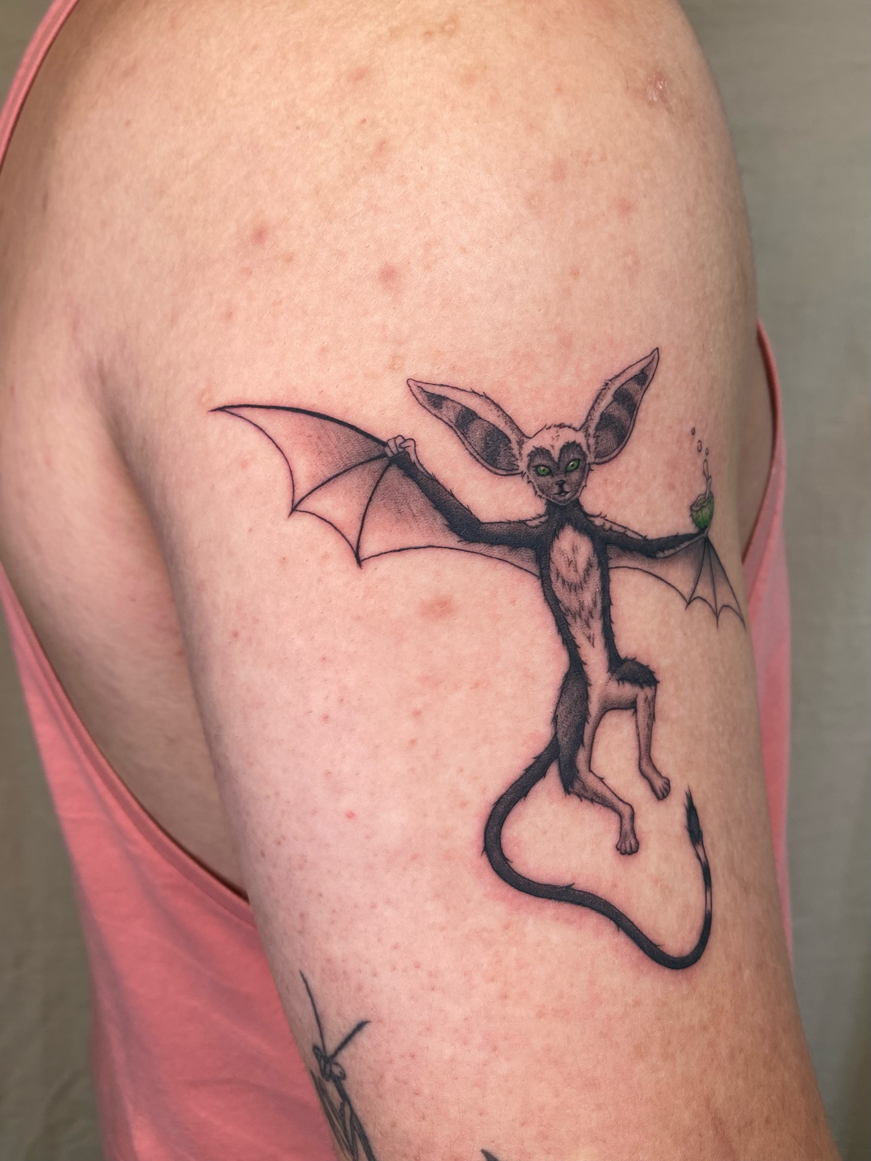 Tattoo by @sashinkatattoo β black_and_grey