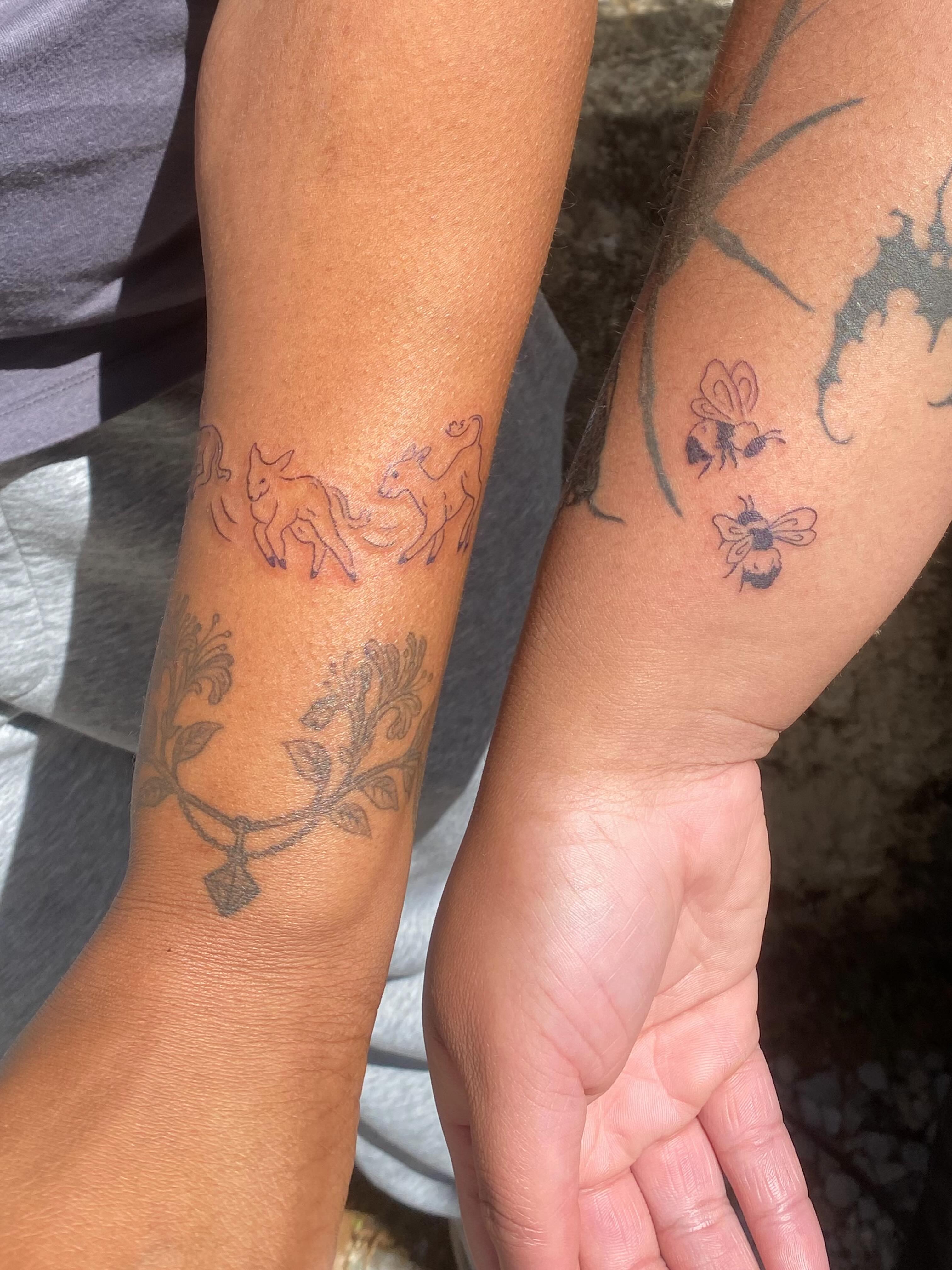 Tattoo by @oliviatawzertattoo — american_traditional, dotwork
