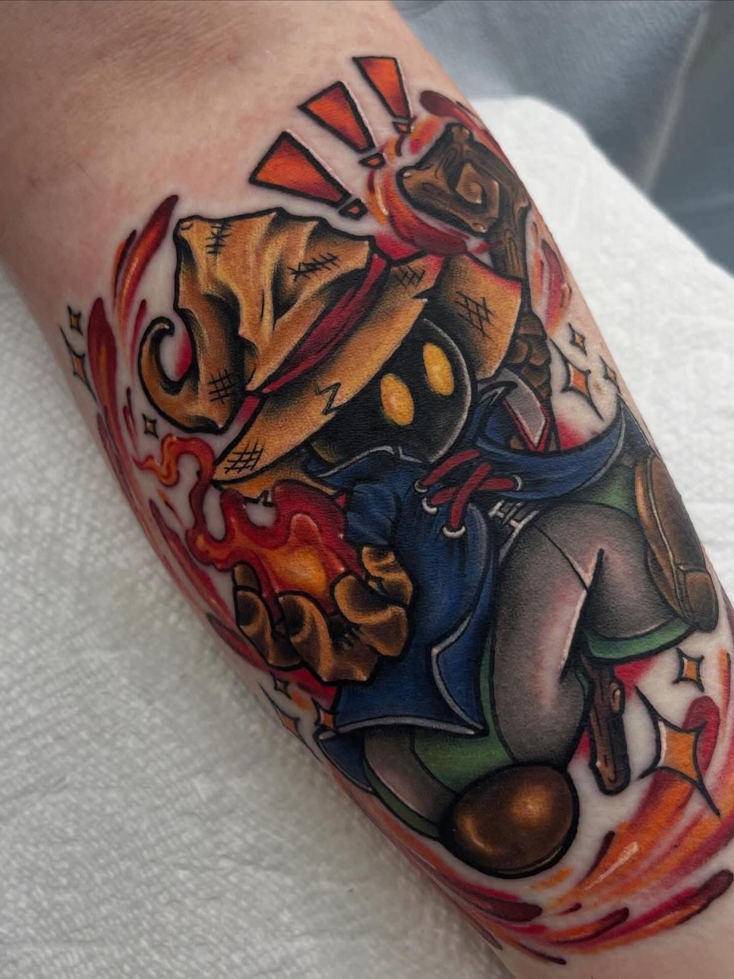 Tattoo by @arcanum.fae.tattoos — new_school, anime
