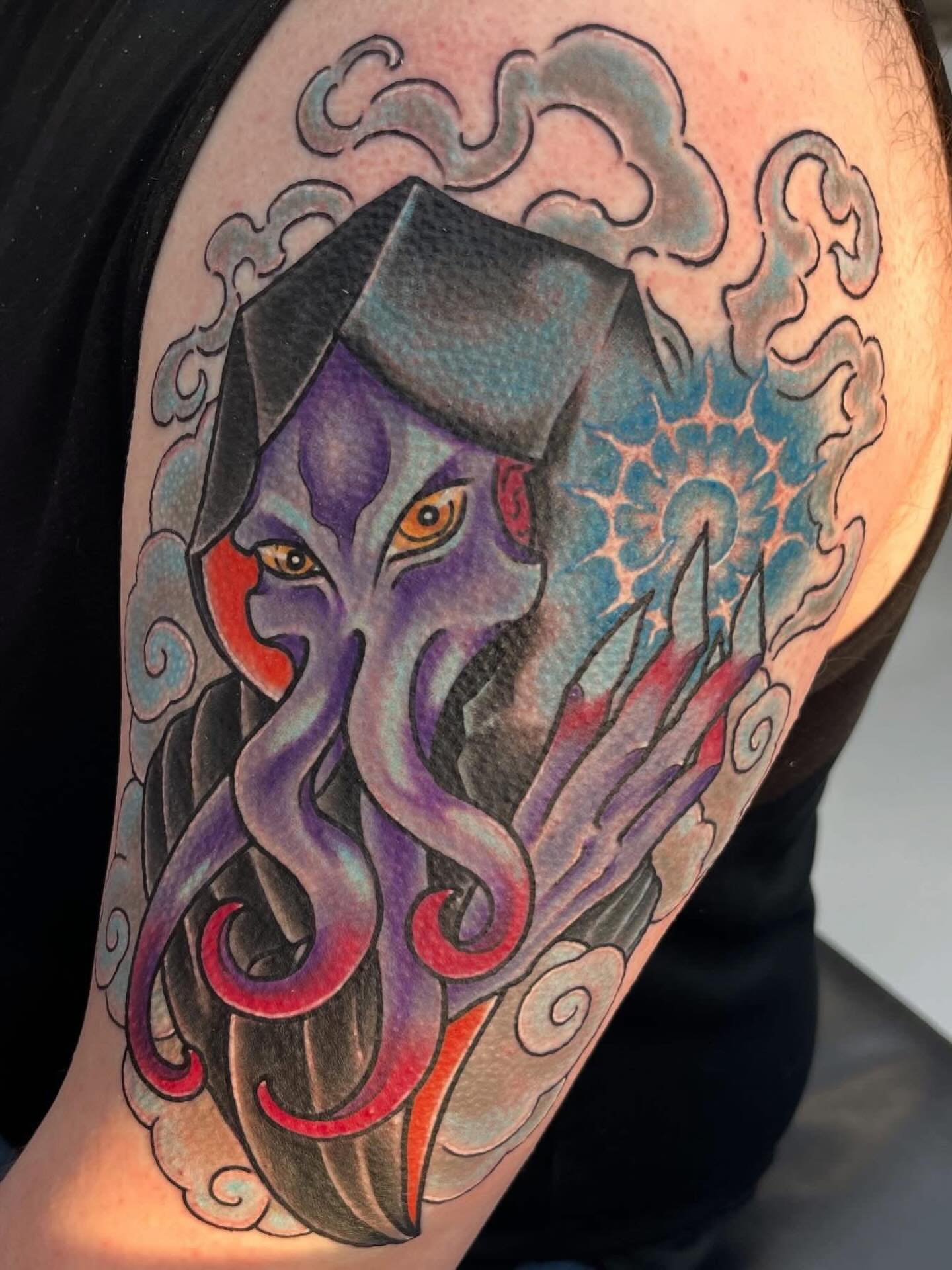 Tattoo by @arcanum.fae.tattoos — neo_traditional, black_and_grey