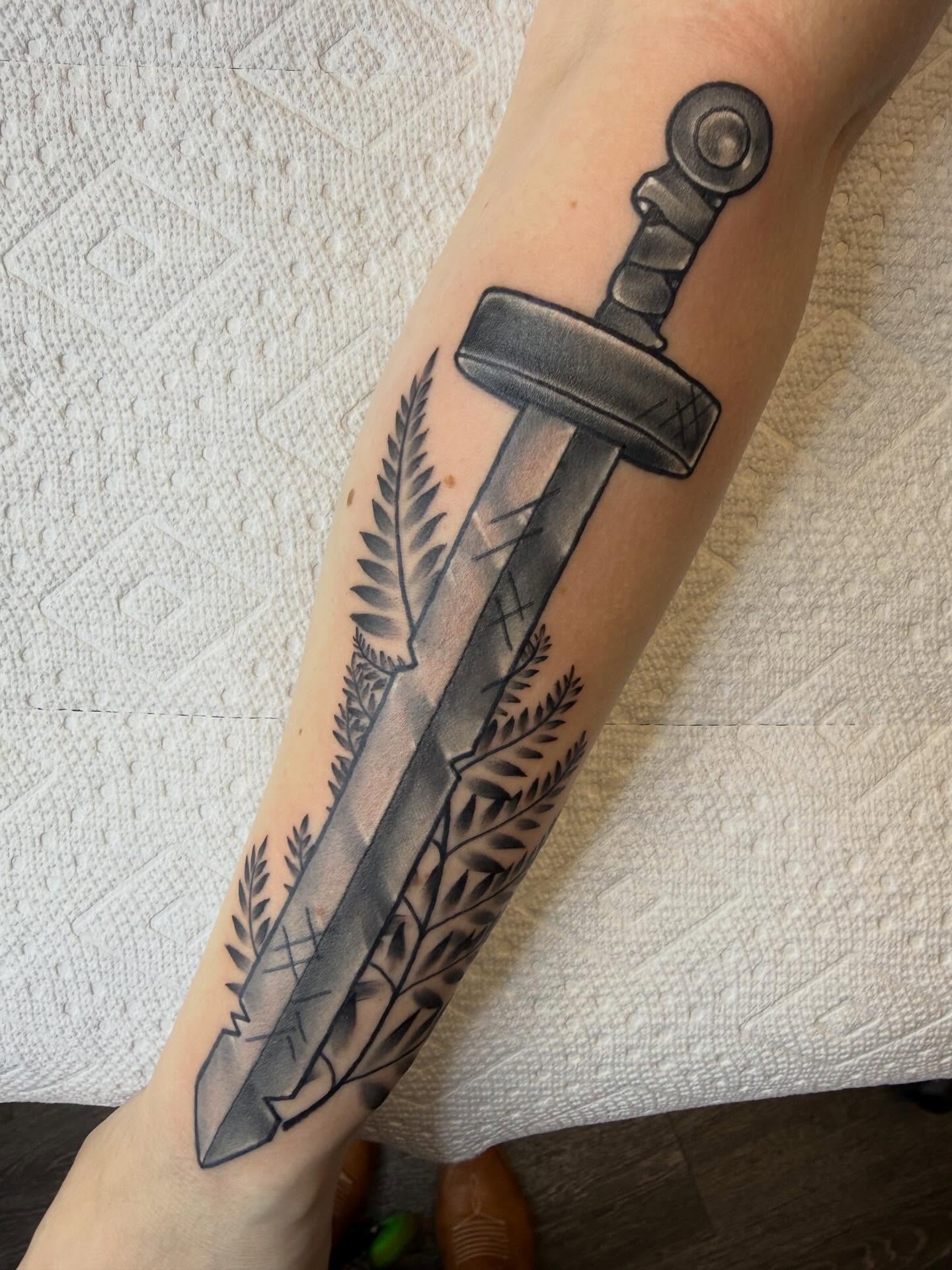 Tattoo by @arcanum.fae.tattoos — black_and_grey, realism