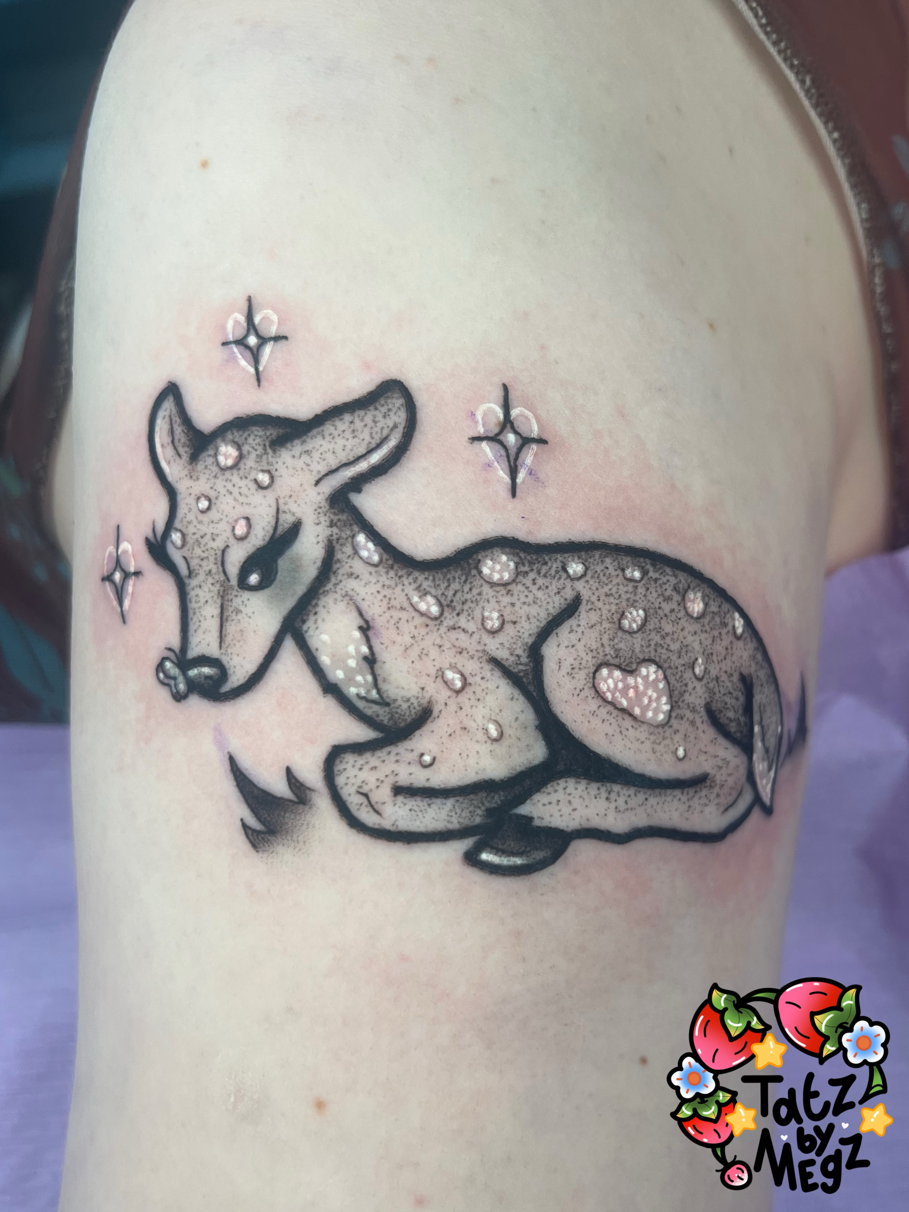 Tattoo by @tatzbymegz β dotwork, realism
