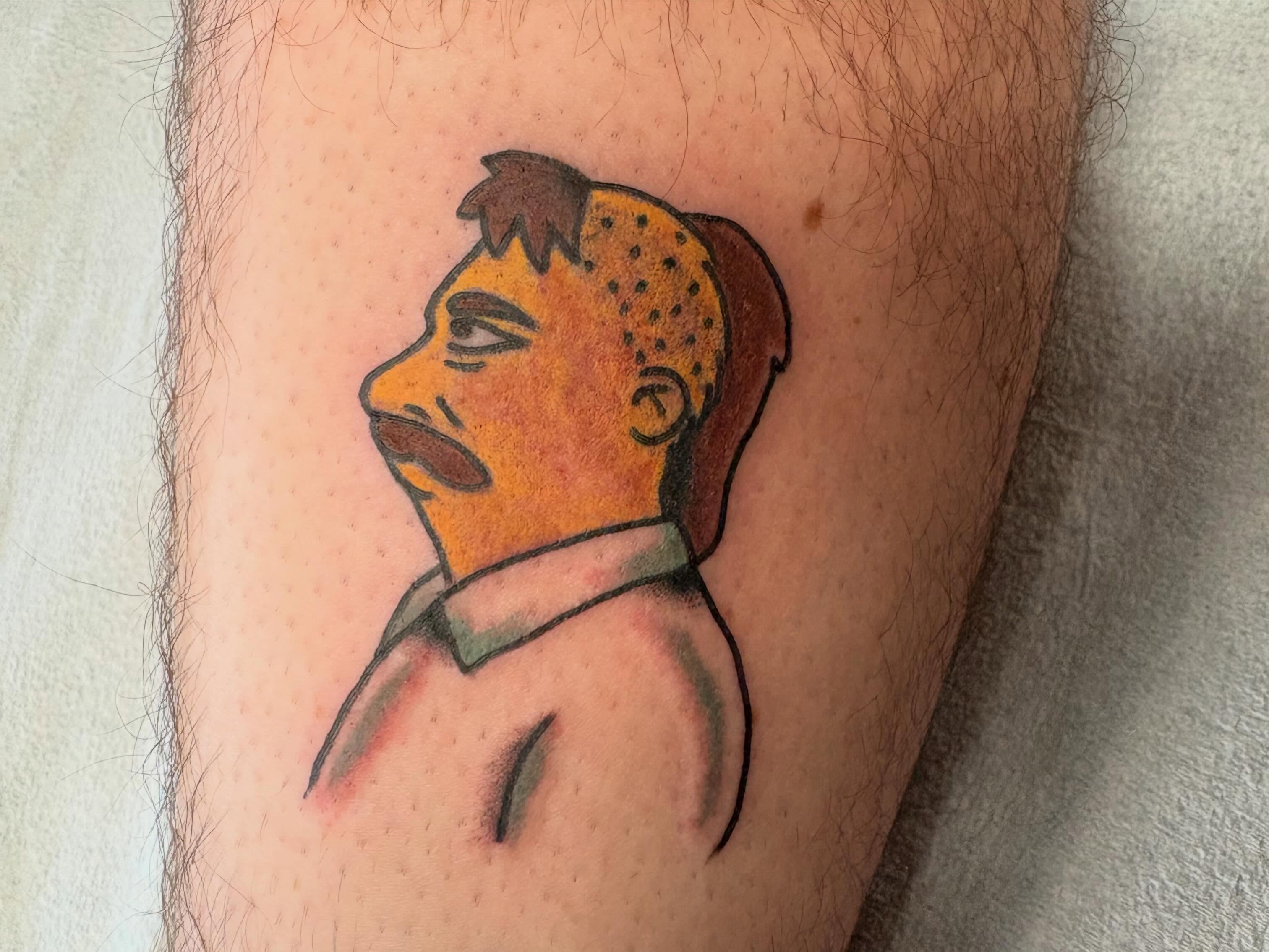 Tattoo by @goldmantattoos — dotwork