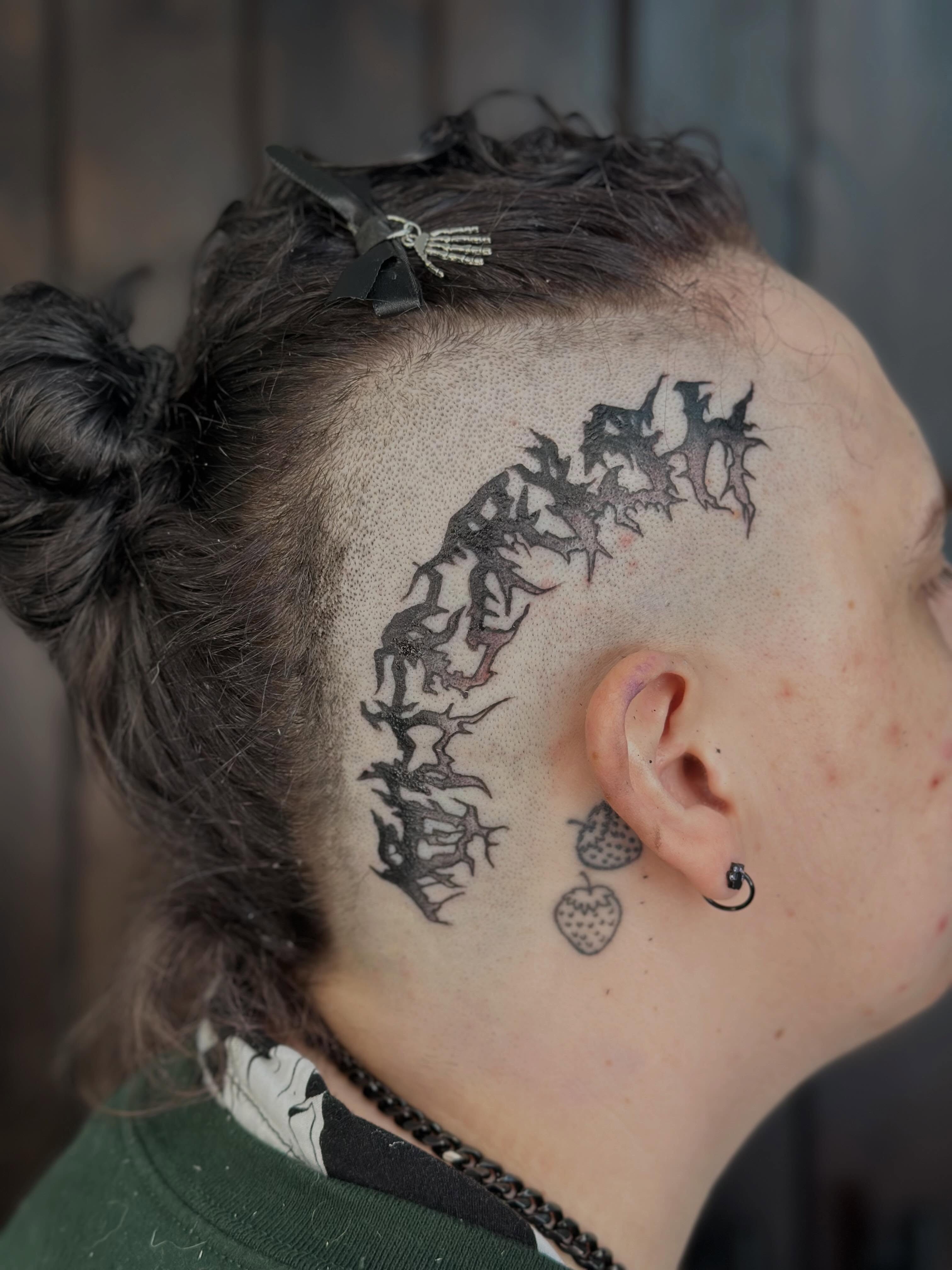 Tattoo by @hyenainks — black_and_grey
