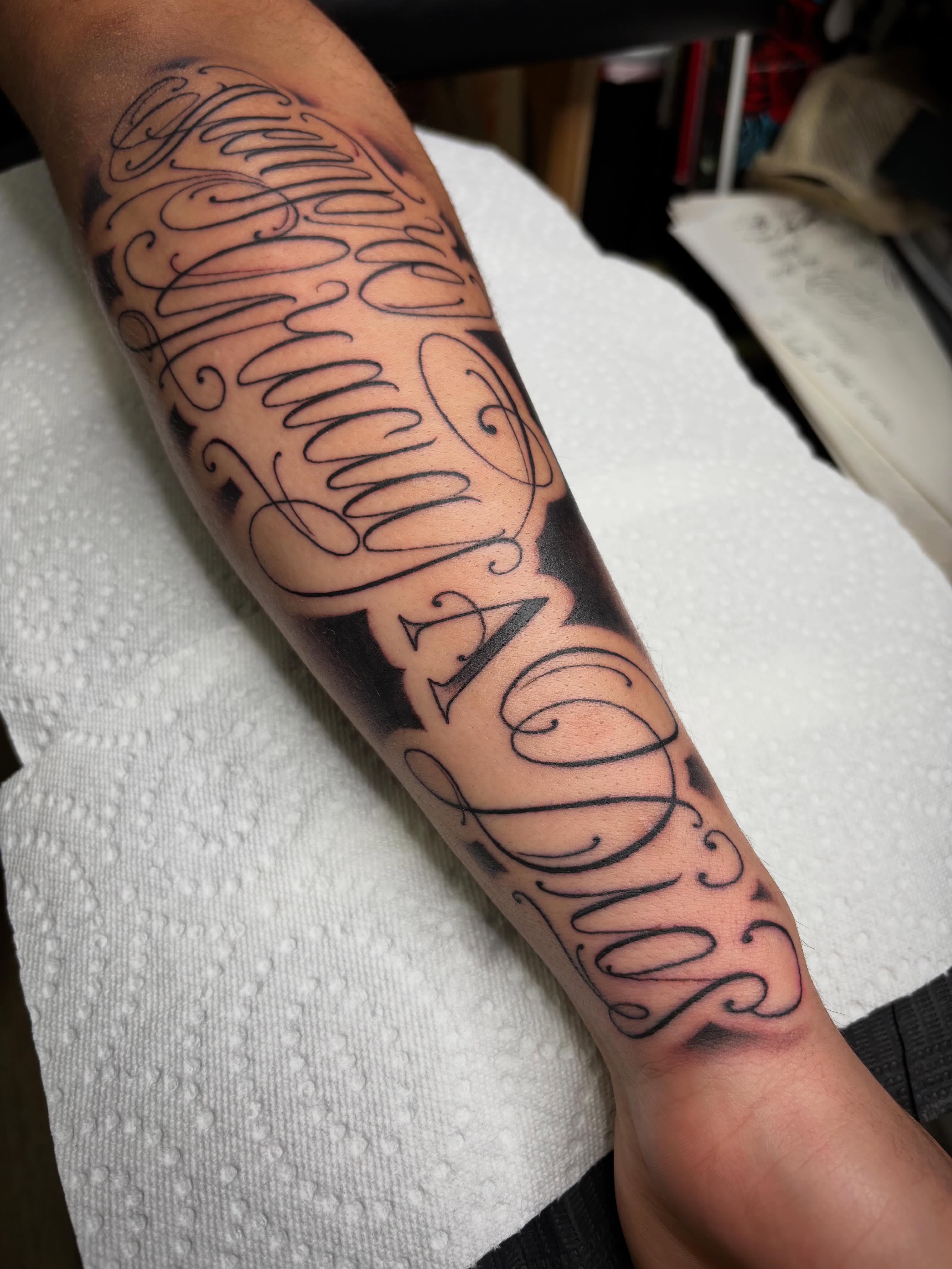 Tattoo by @jayytattoos_ — lettering_script