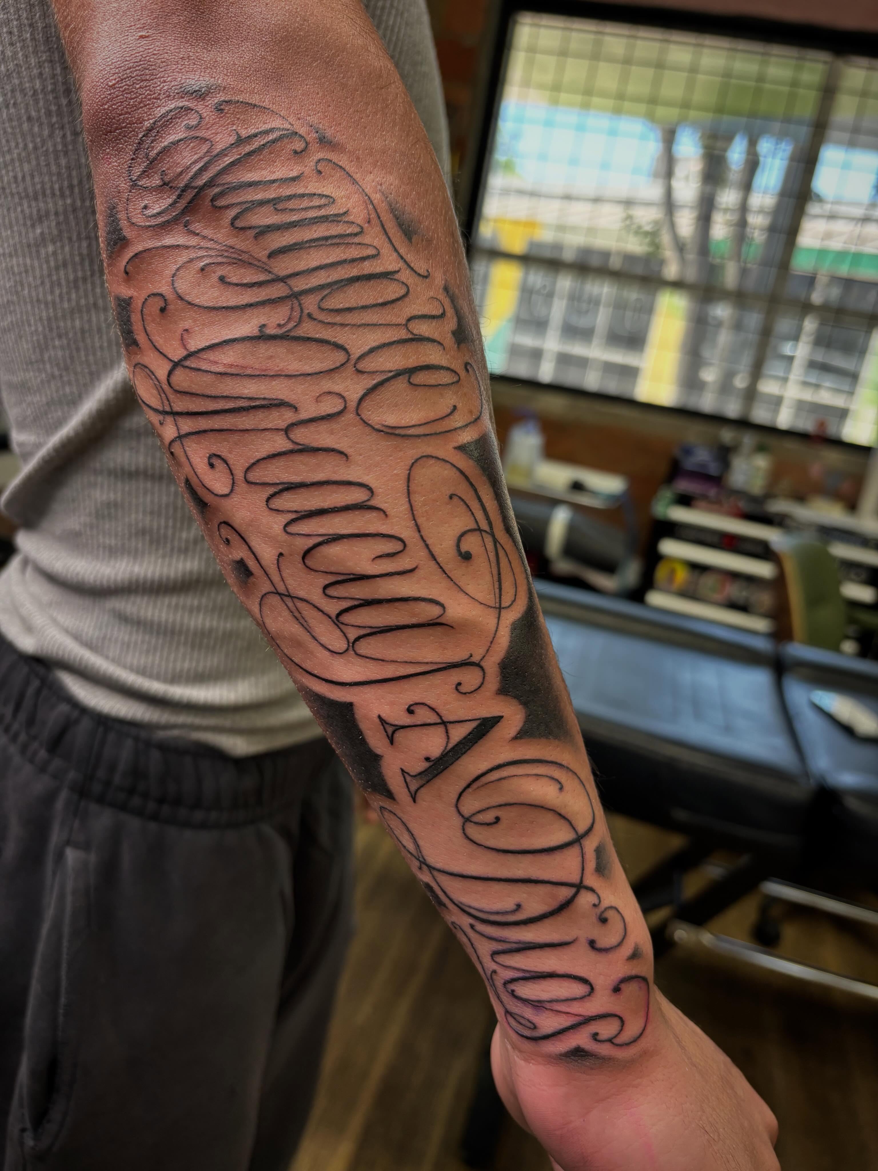 Tattoo by @jayytattoos_ — lettering_script