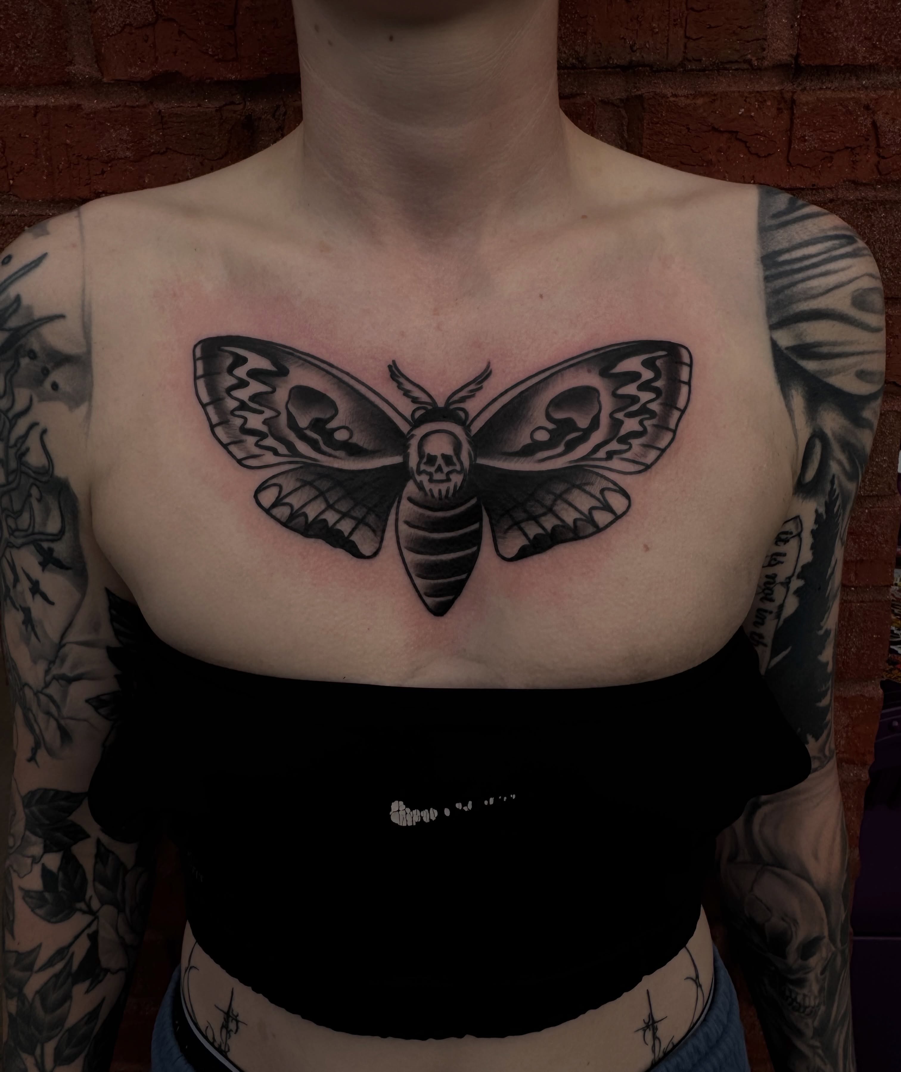 Tattoo by @tattoosbykatstout — black_and_grey