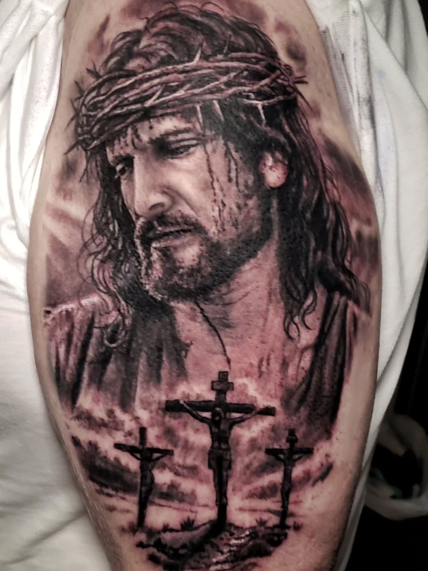 Tattoo by @bruceriehlart — realism, dark_realism
