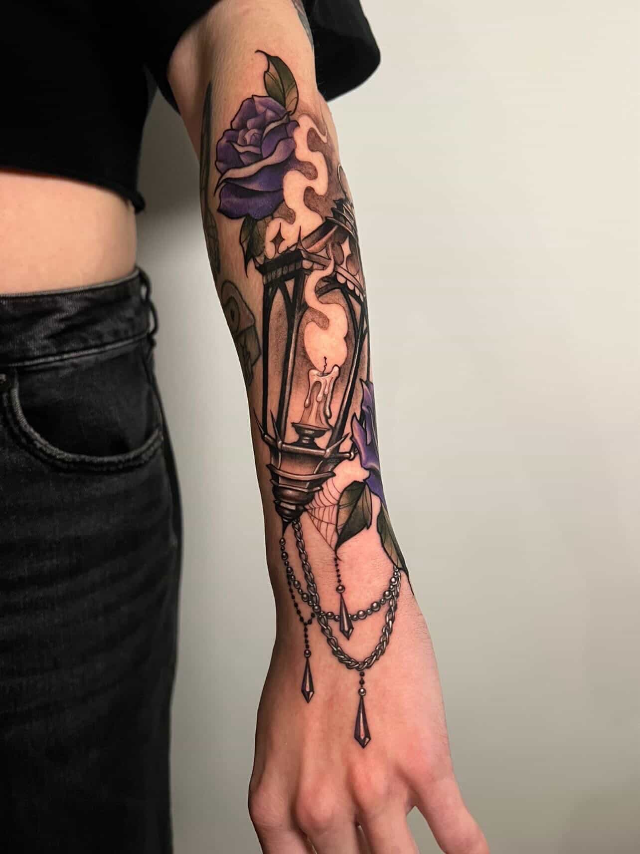 Tattoo by @gracef.tattoo — american_traditional, realism