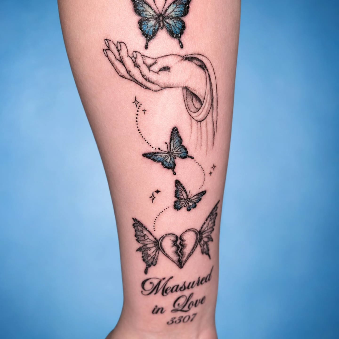 Tattoo by @carolynxriot.tattoos — dotwork, black_and_grey