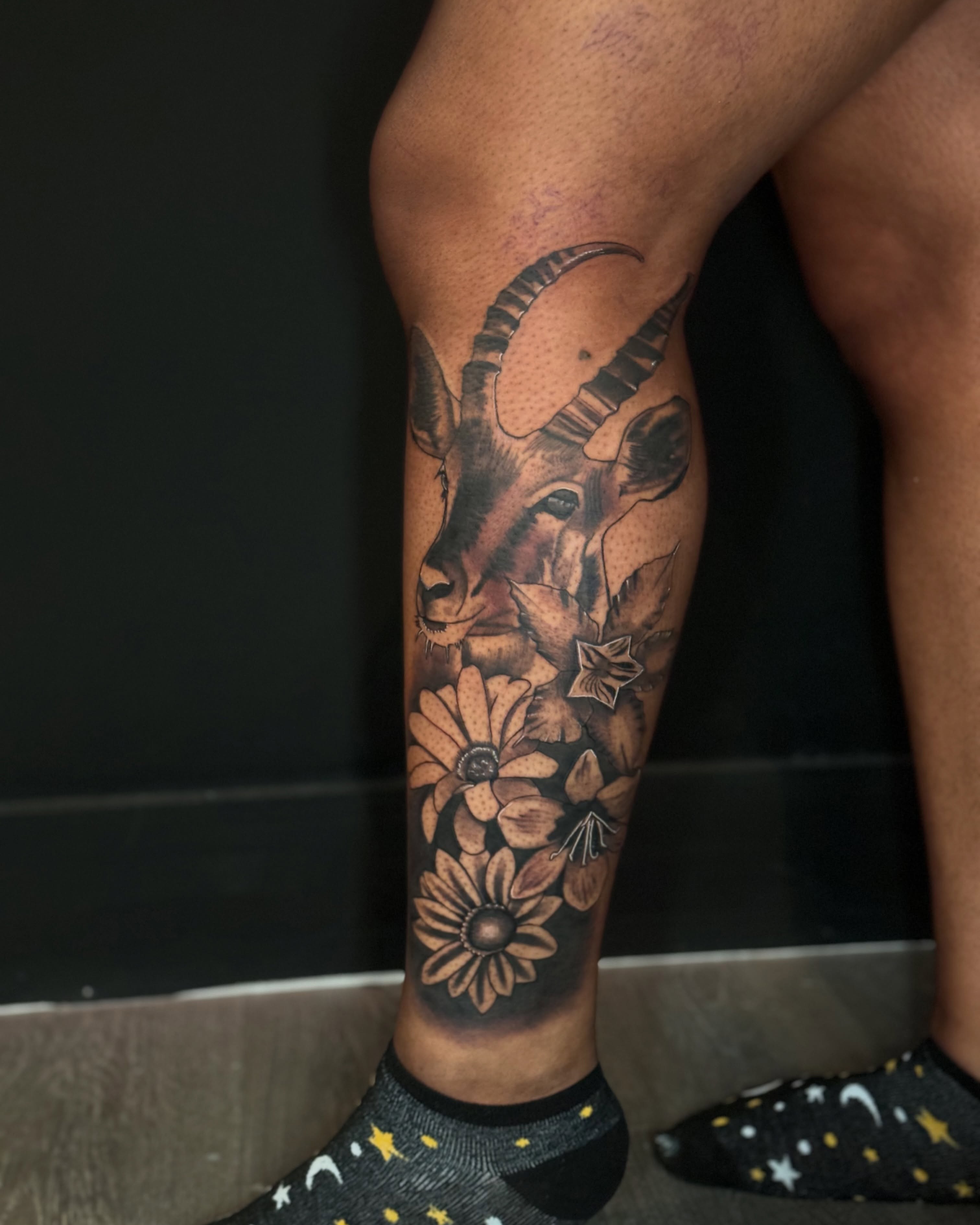 Tattoo by @rhae_ology — realism, black_and_grey