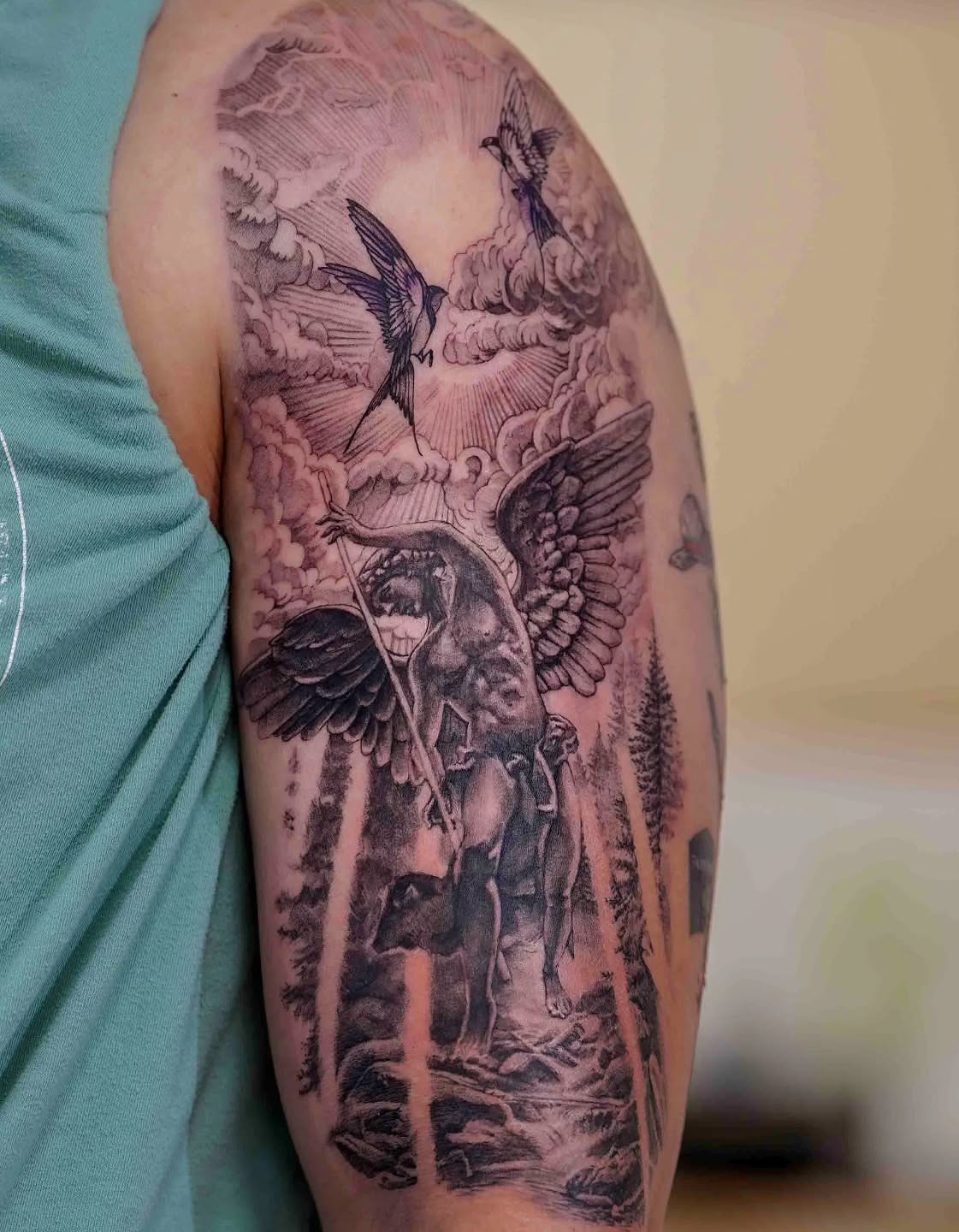 Tattoo by @soopool_tattoo — black_and_grey, realism