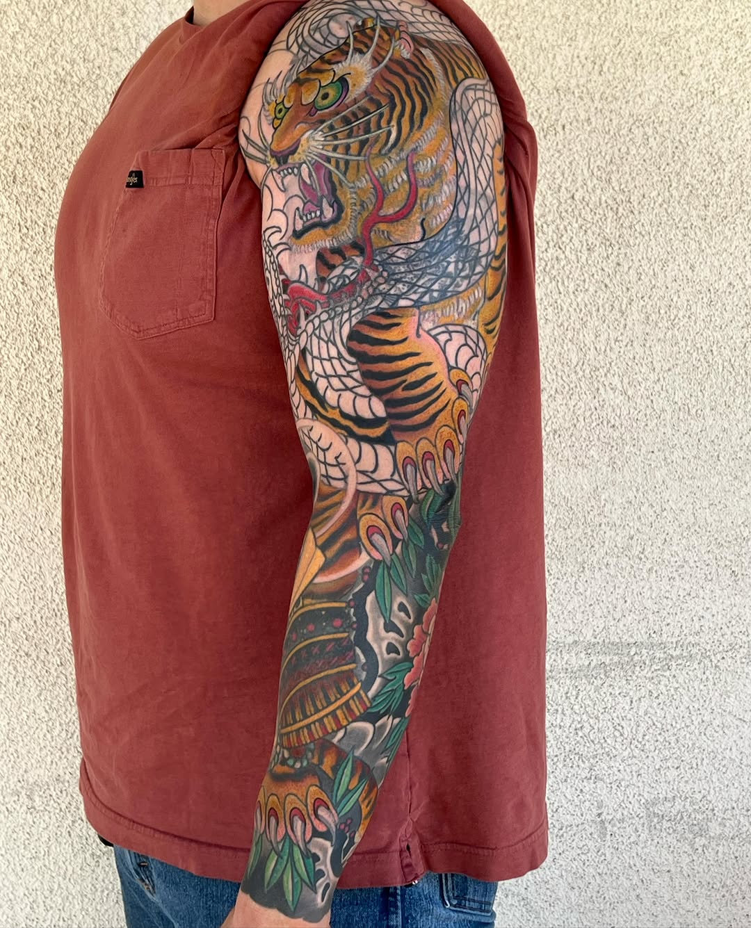 Tattoo by @kayle77 — japanese_irezumi, realism