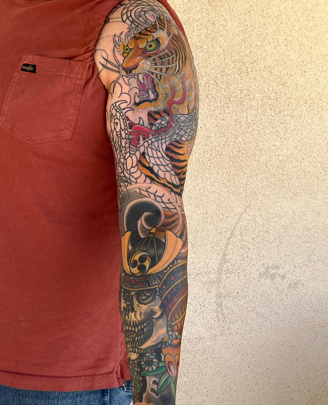 Tattoo by @kayle77 — japanese_irezumi, realism