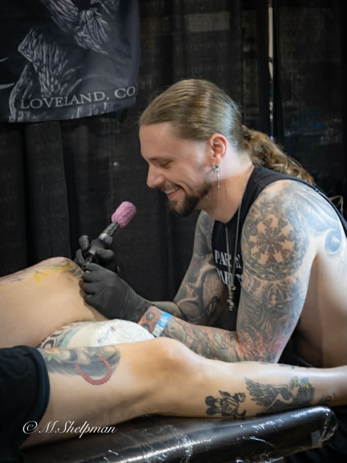 Tattoo by @necronomiconnor — black_and_grey