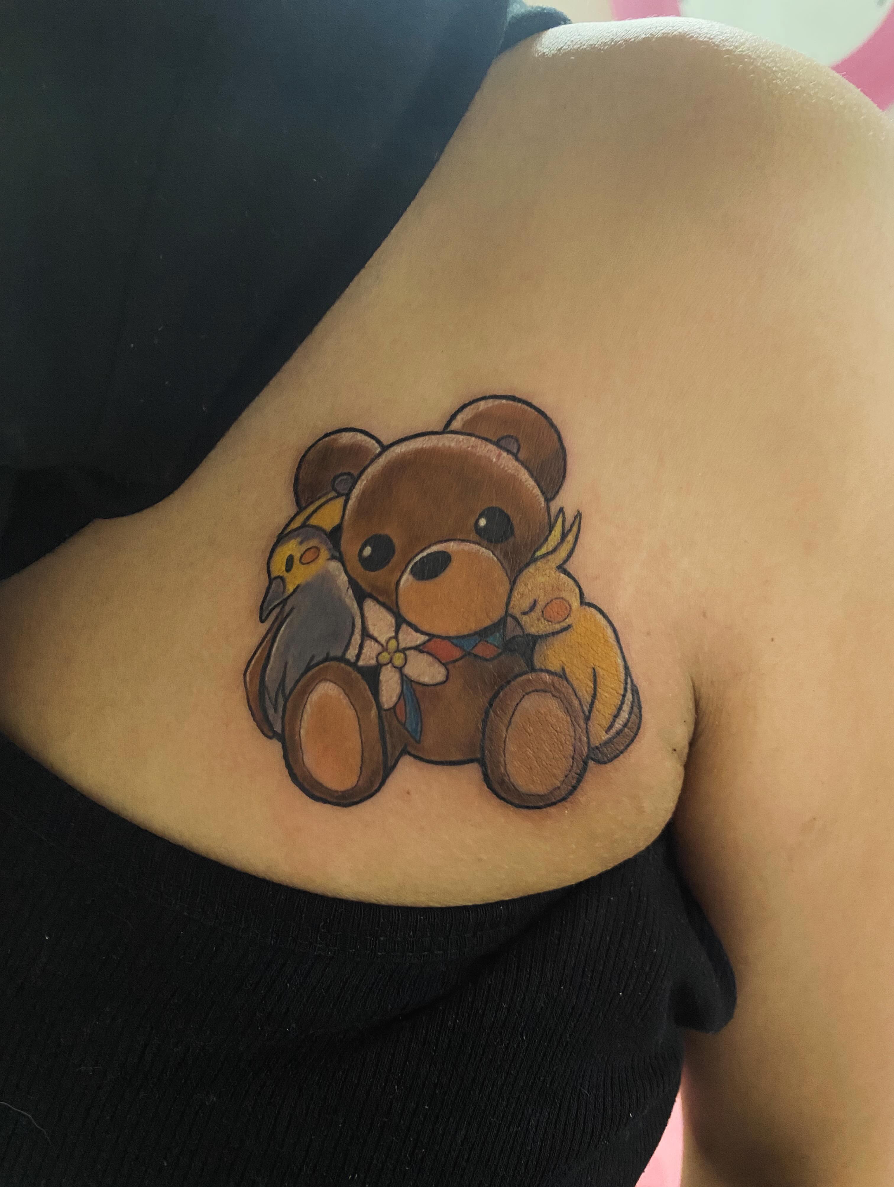 Tattoo by @wariospeedwagon — dotwork