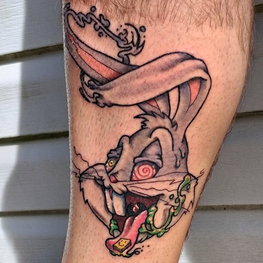Tattoo by @snakemincey — new_school, anime
