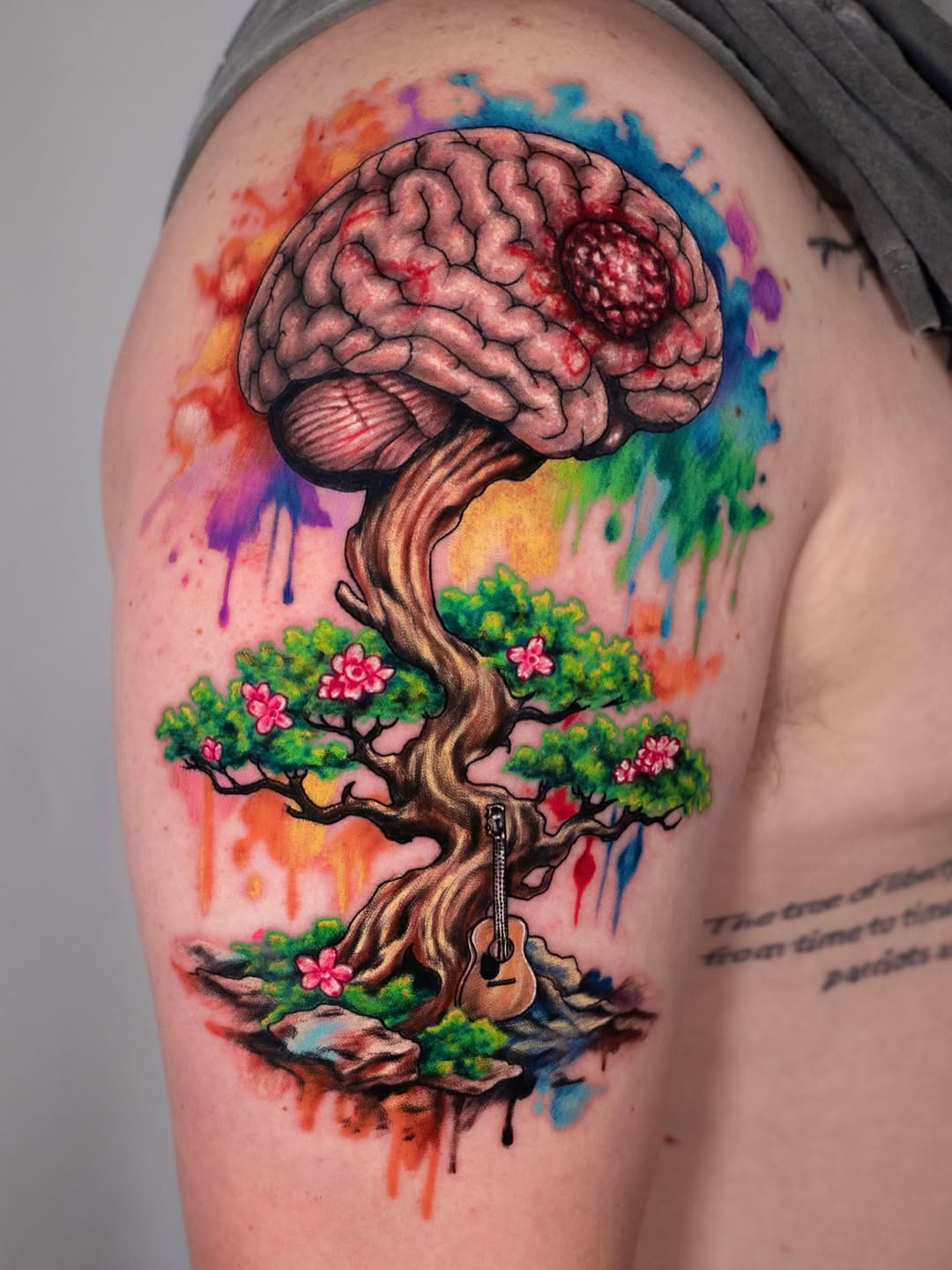 Tattoo by @keithkustom — realism, watercolor