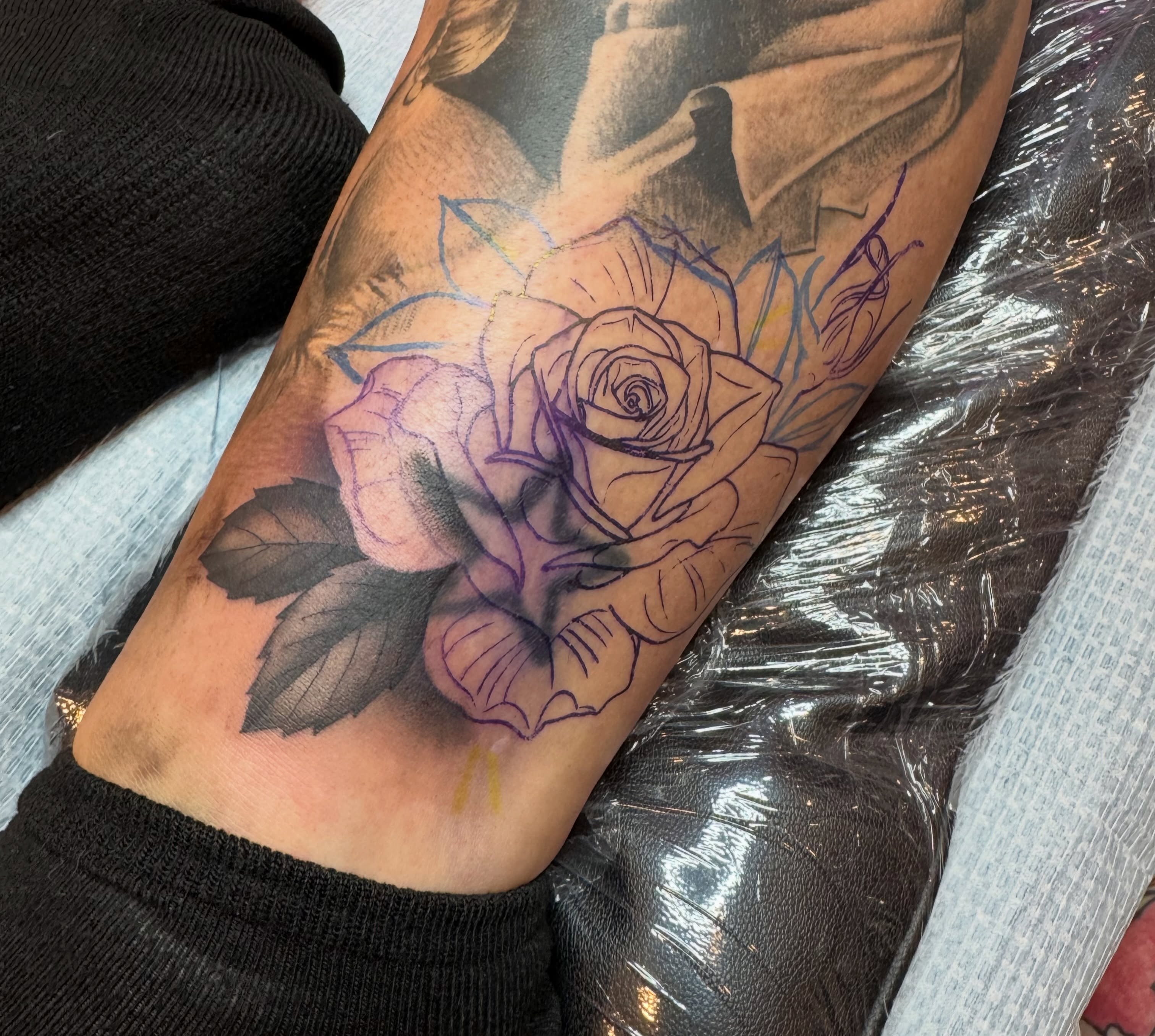 Tattoo by @tattoosbykatstout — black_and_grey