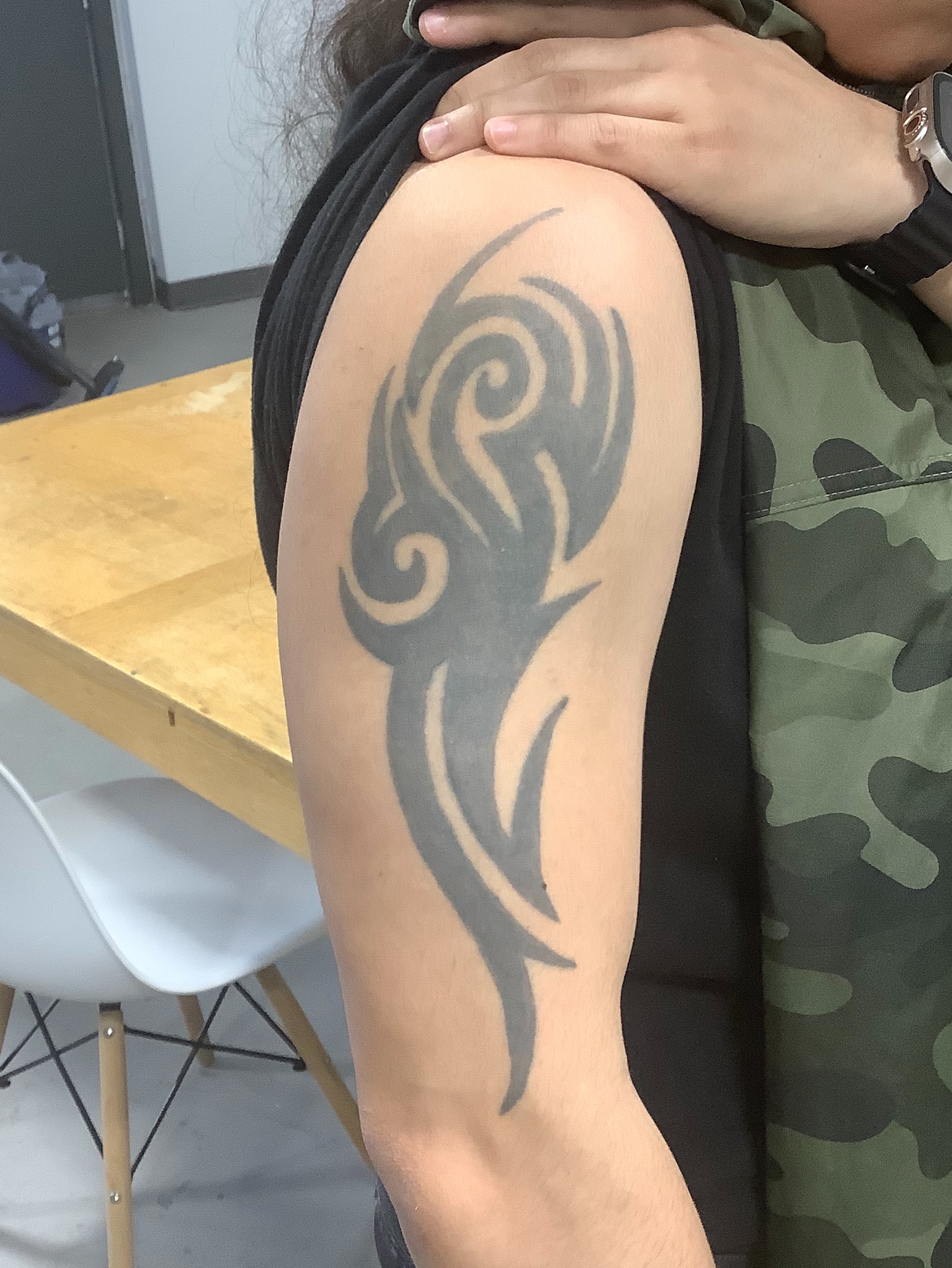 Tattoo by @tabshey_tattoo — tribal