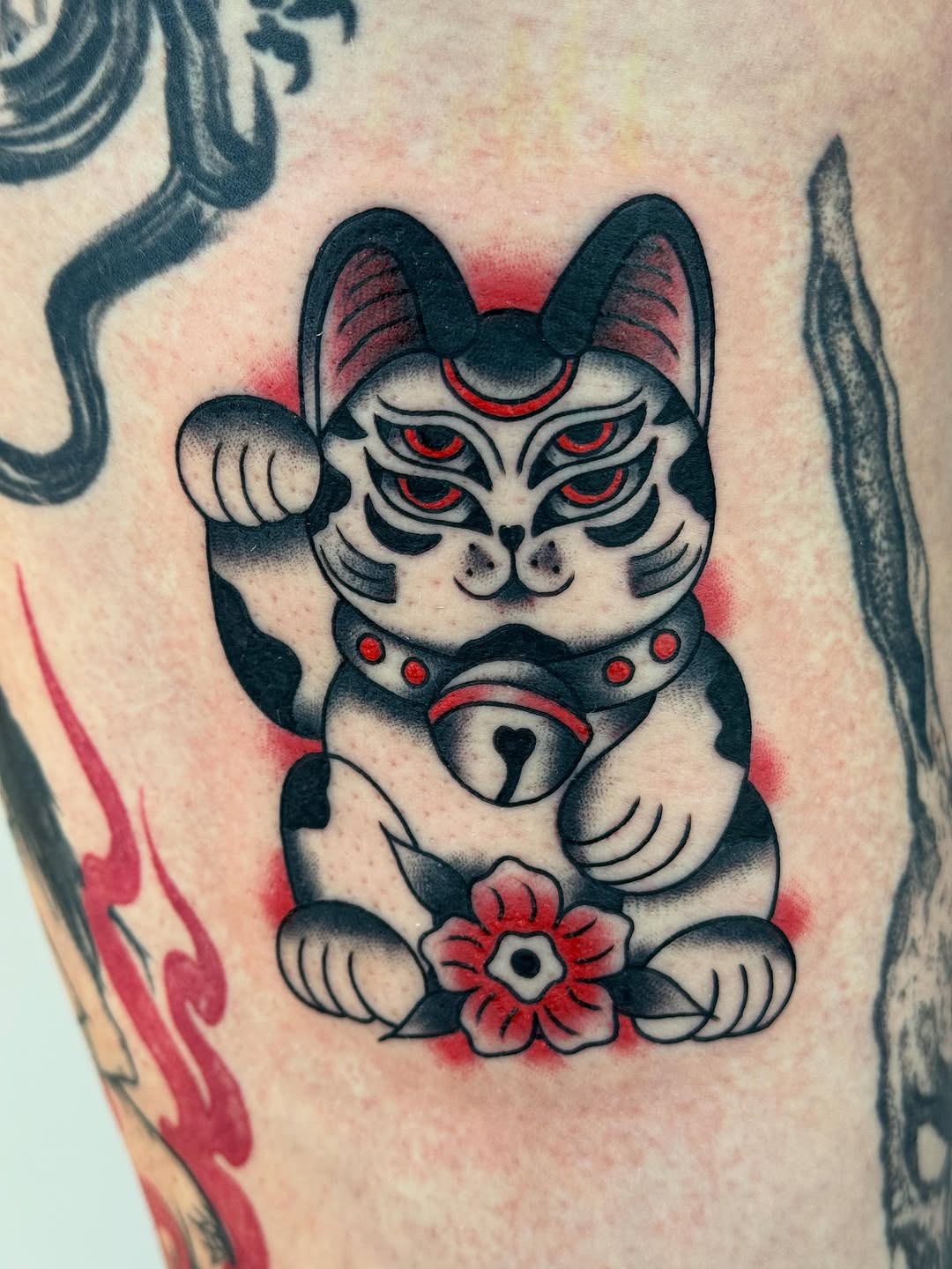 Tattoo by @dieslowtattoo — american_traditional, neo_traditional