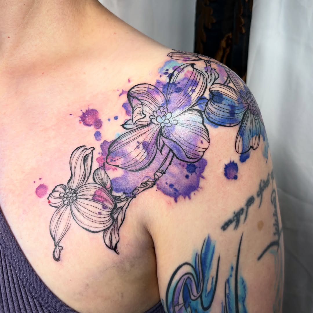 Tattoo by @lu_tatu — watercolor