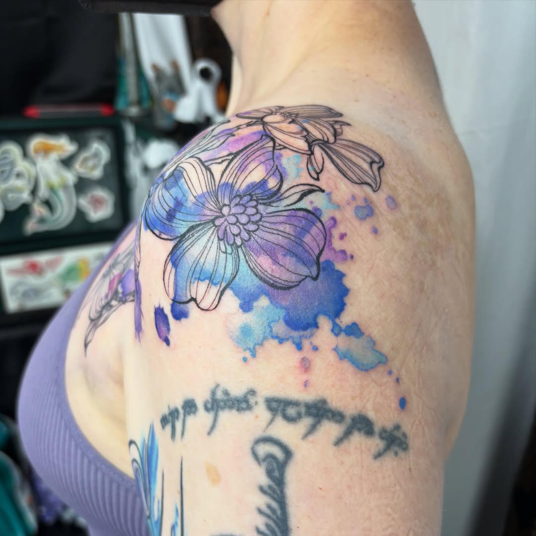 Tattoo by @lu_tatu — watercolor