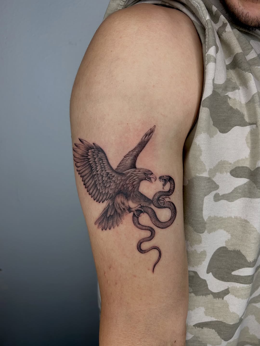 Tattoo by @tesnusa — realism, black_and_grey