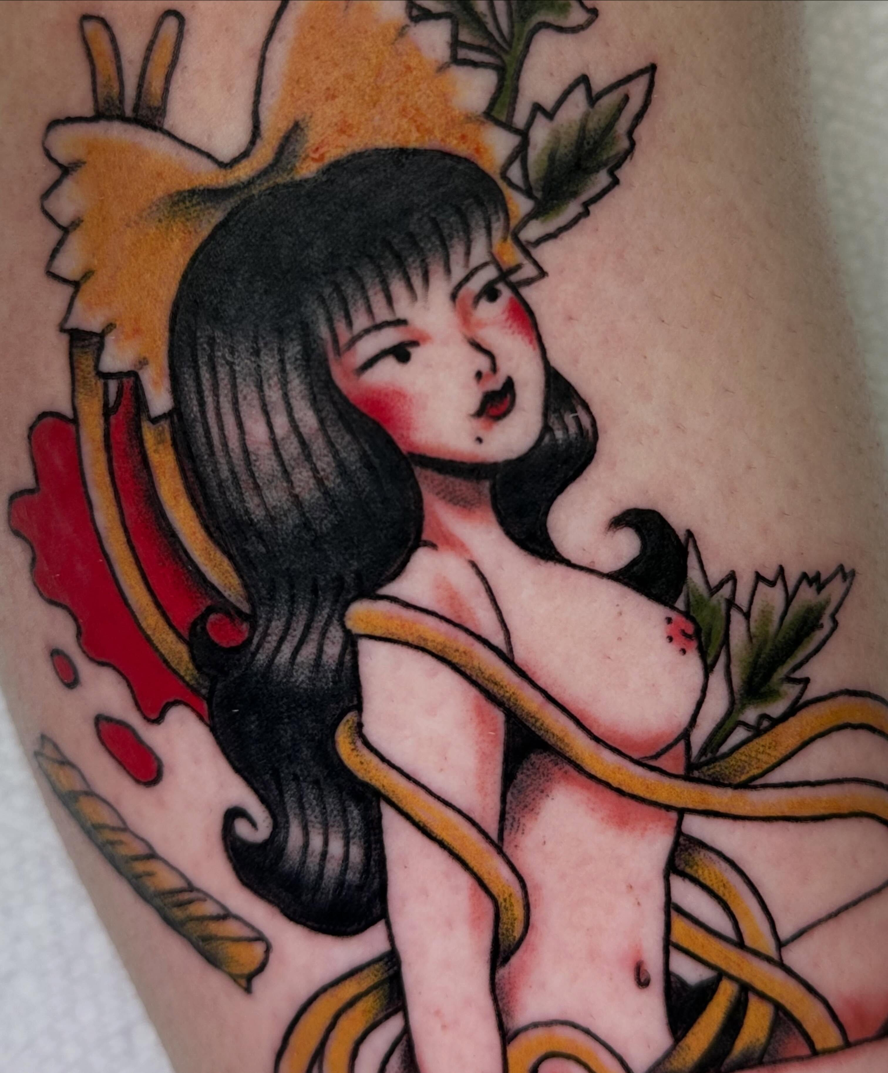 Tattoo by @gloomybugz — american_traditional