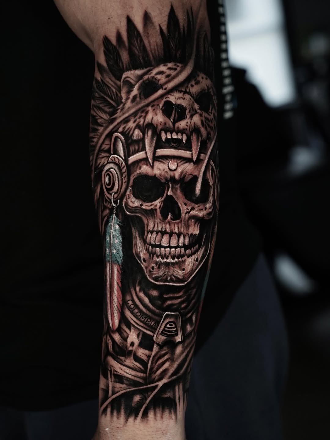 Tattoo by @gemmatattoooficiall — realism, black_and_grey