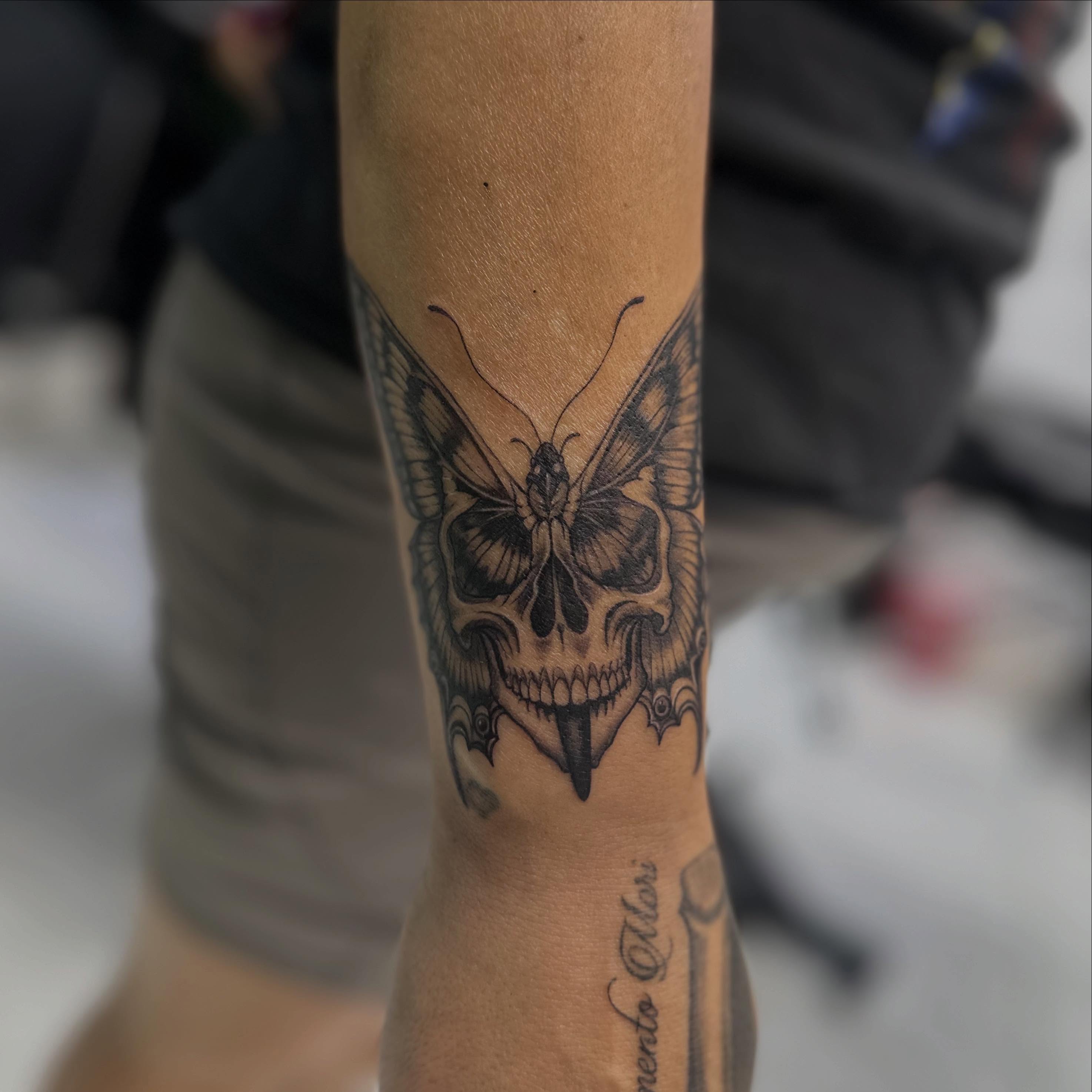 Tattoo by @viciousmarc — black_and_grey, realism