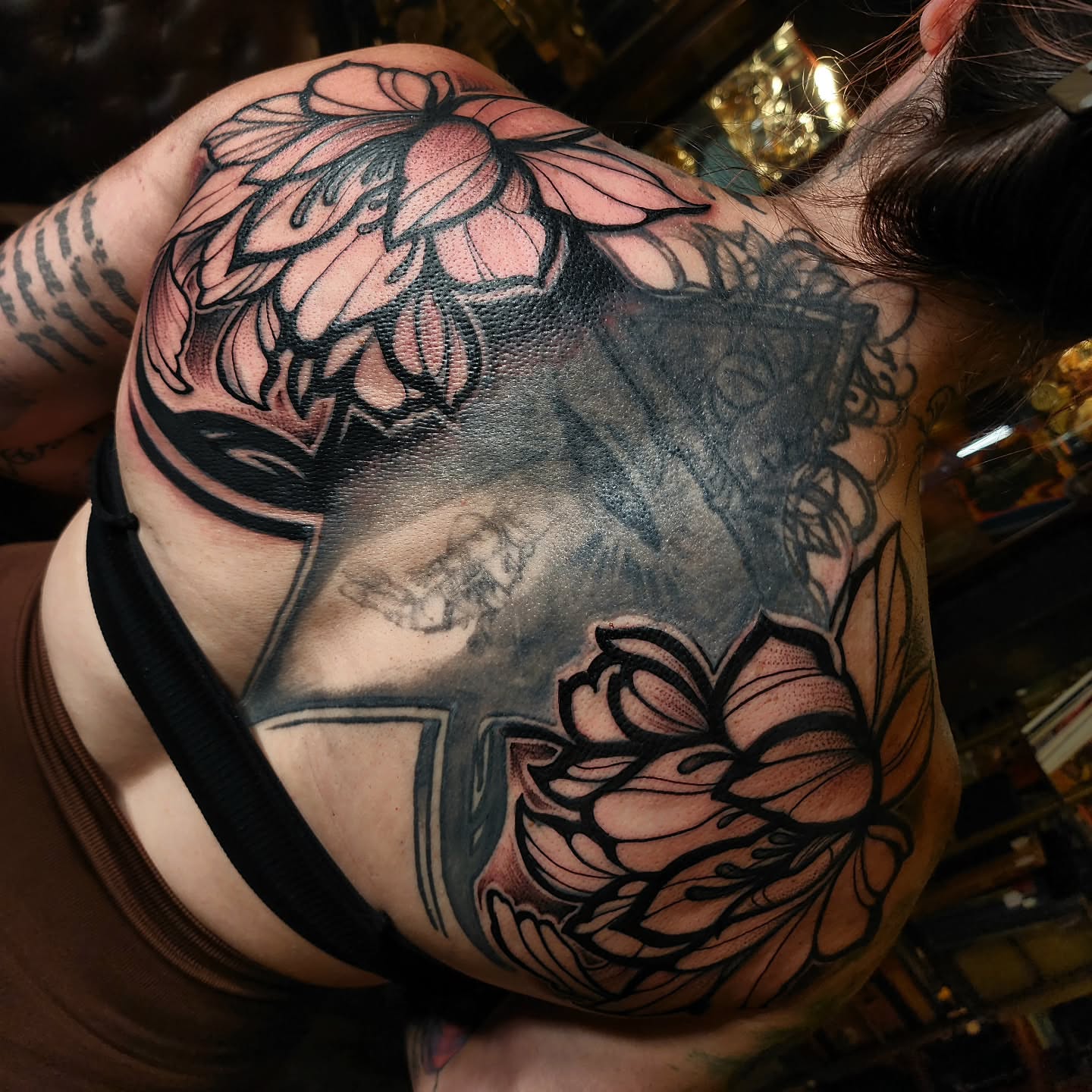 Tattoo by @401tattoo — black_and_grey