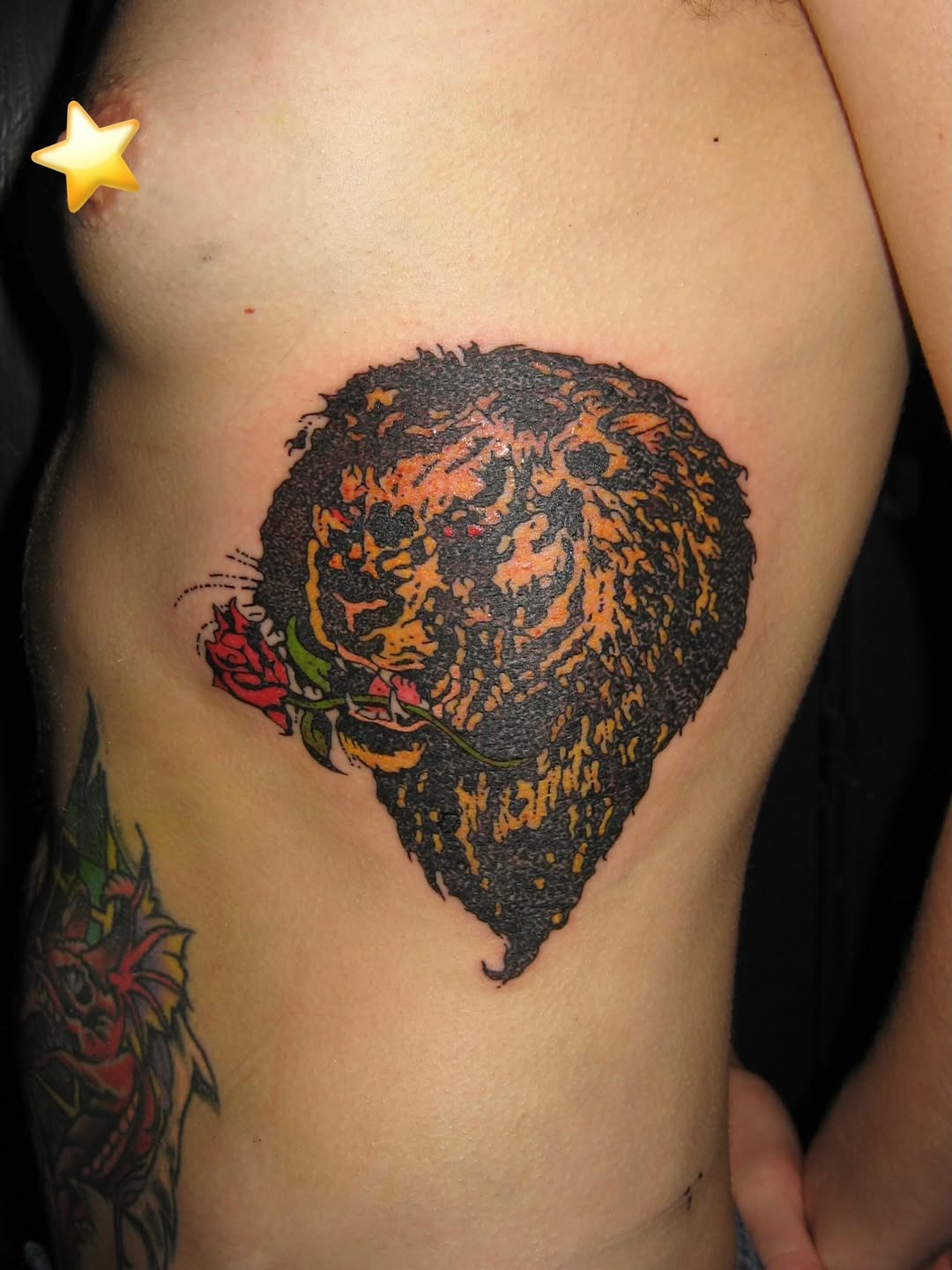 Tattoo by @whatisheavenlike — black_and_grey, realism