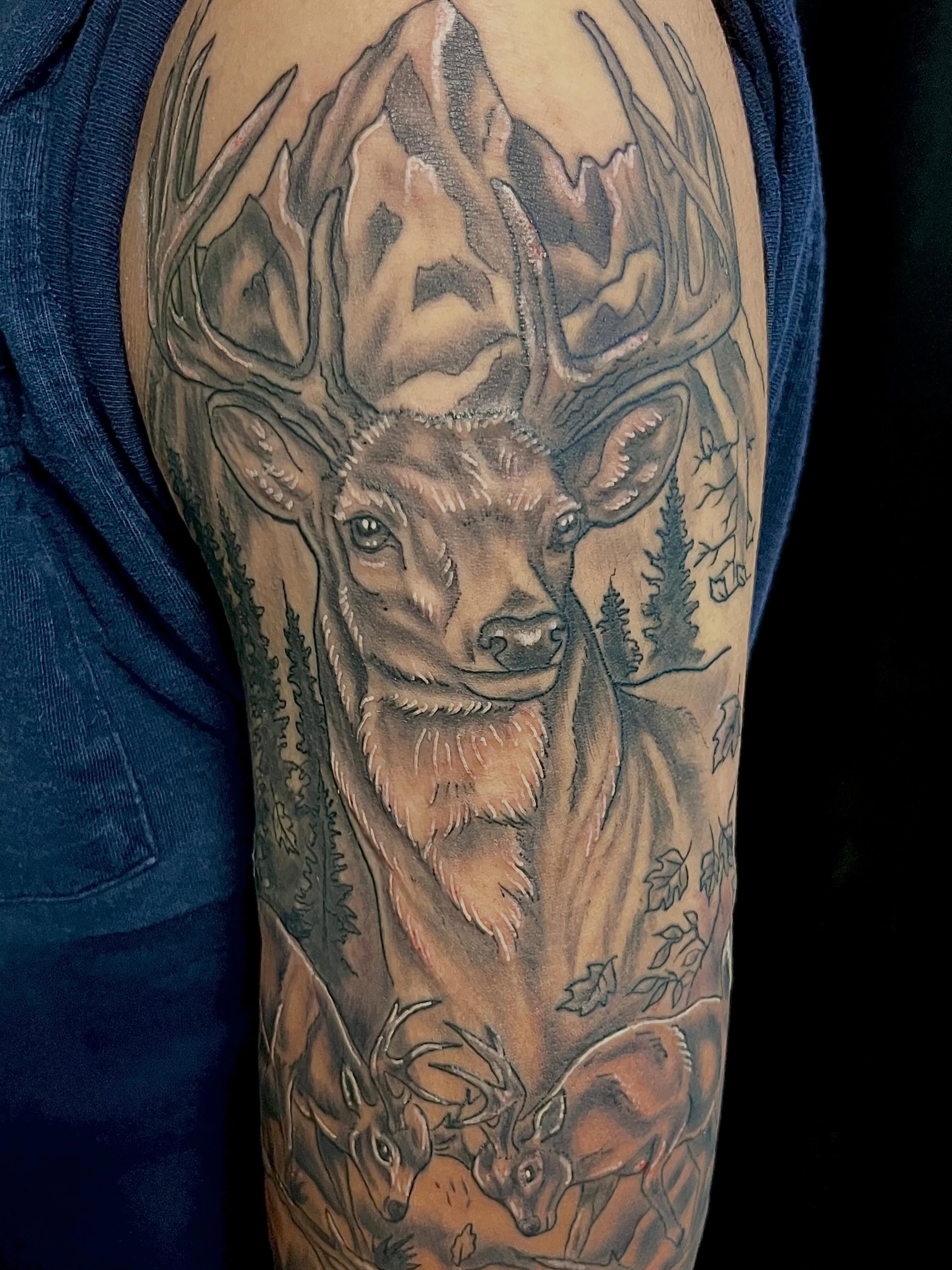Tattoo by @classiccustomtattooing — realism, black_and_grey