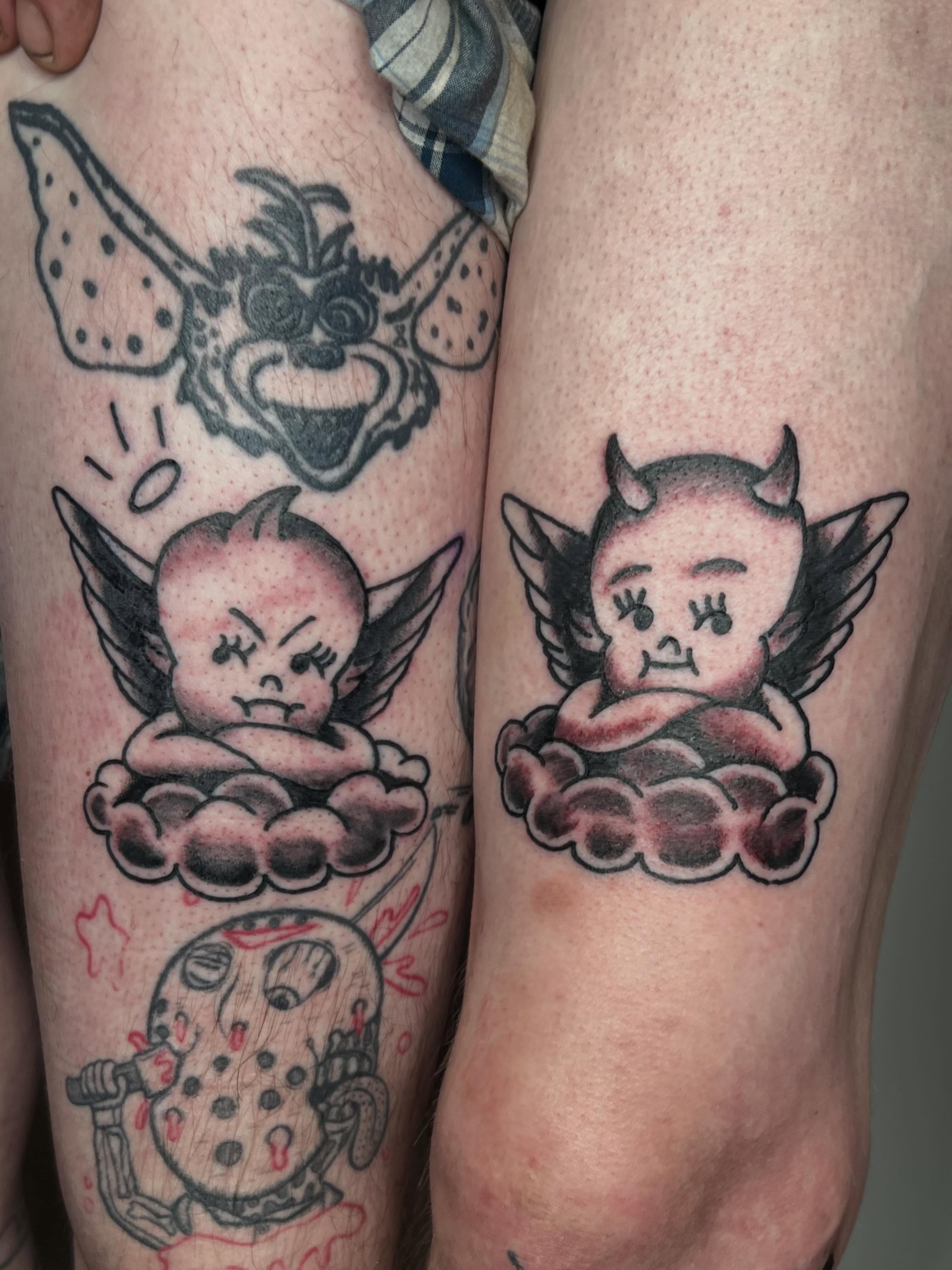 Tattoo by @peterpaychek — american_traditional, dotwork