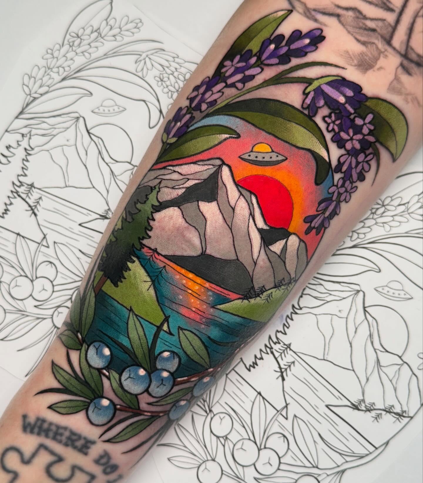 Tattoo by @aislynleigh — new_school, illustrative