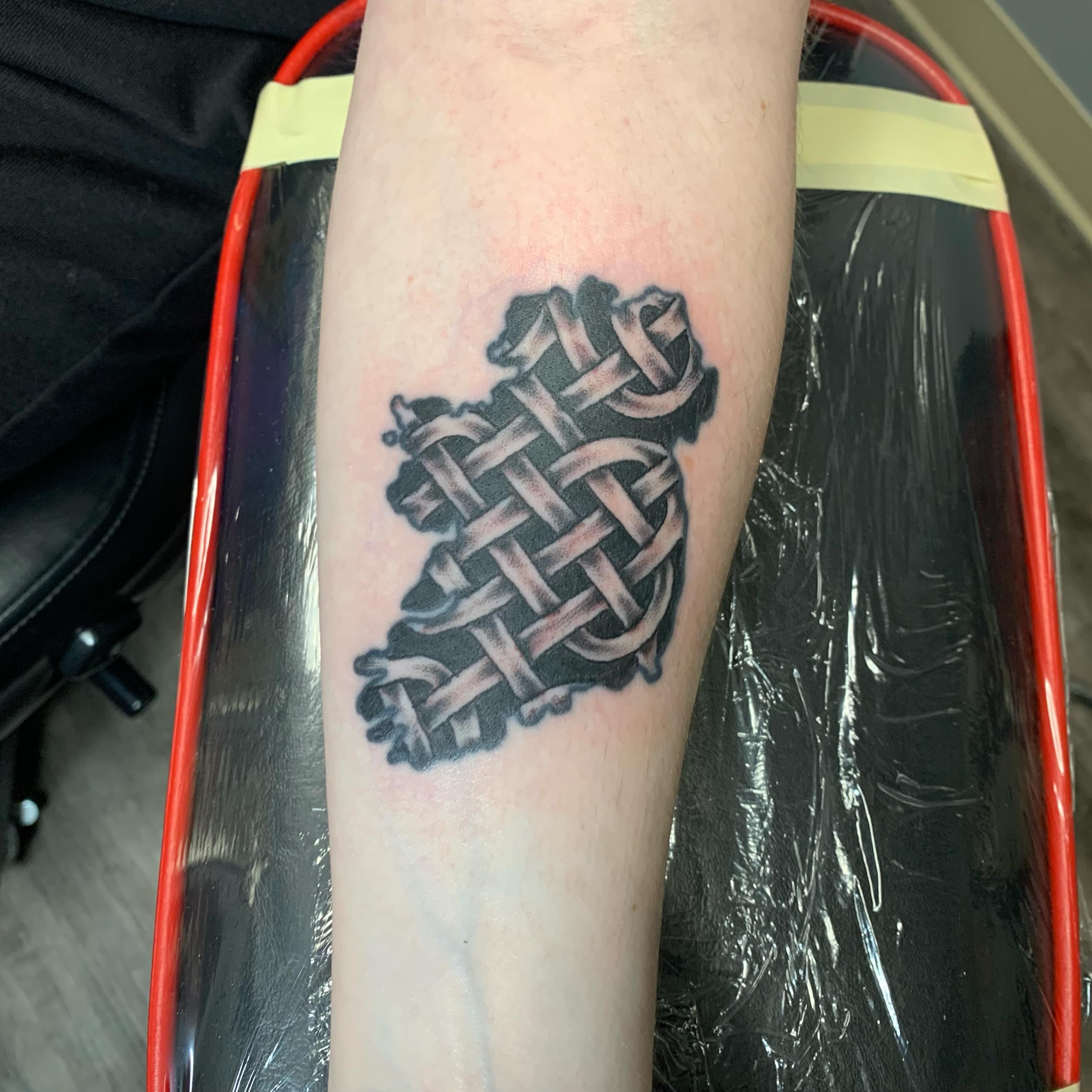 Tattoo by @goat76 — black_and_grey