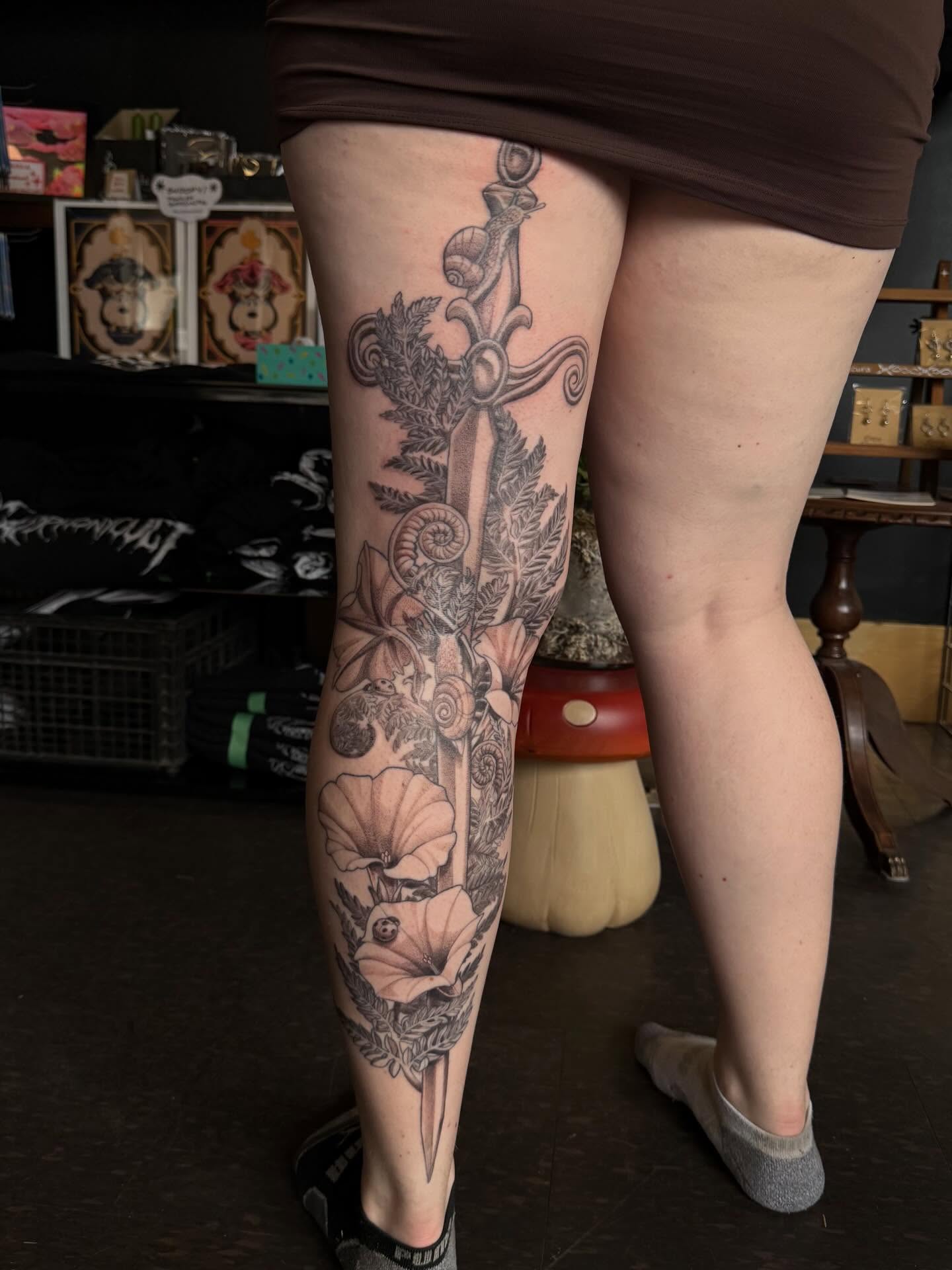 Tattoo by @stinkylizardtattoos — black_and_grey, realism