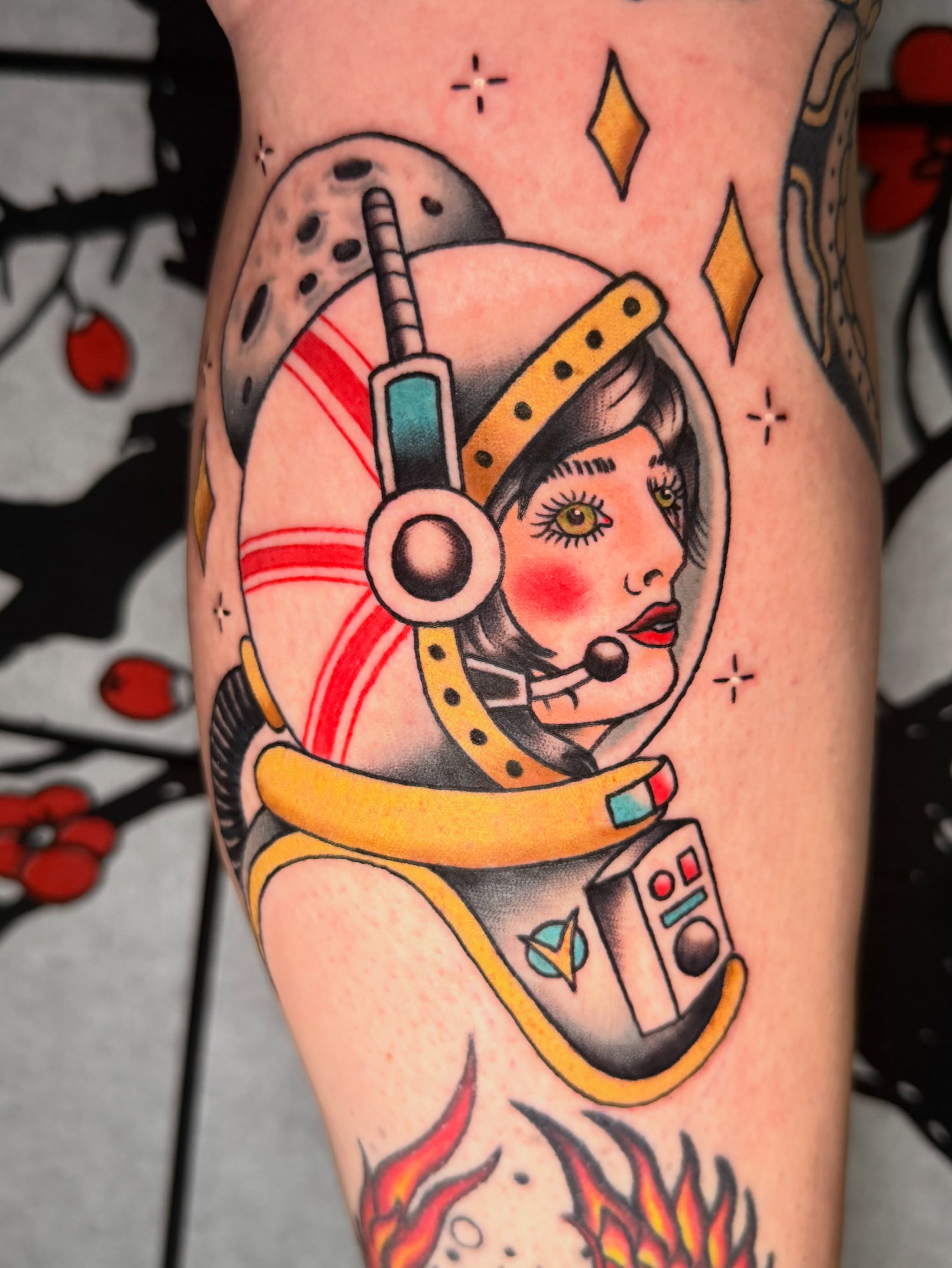 Tattoo by @robfehrman — american_traditional, illustrative