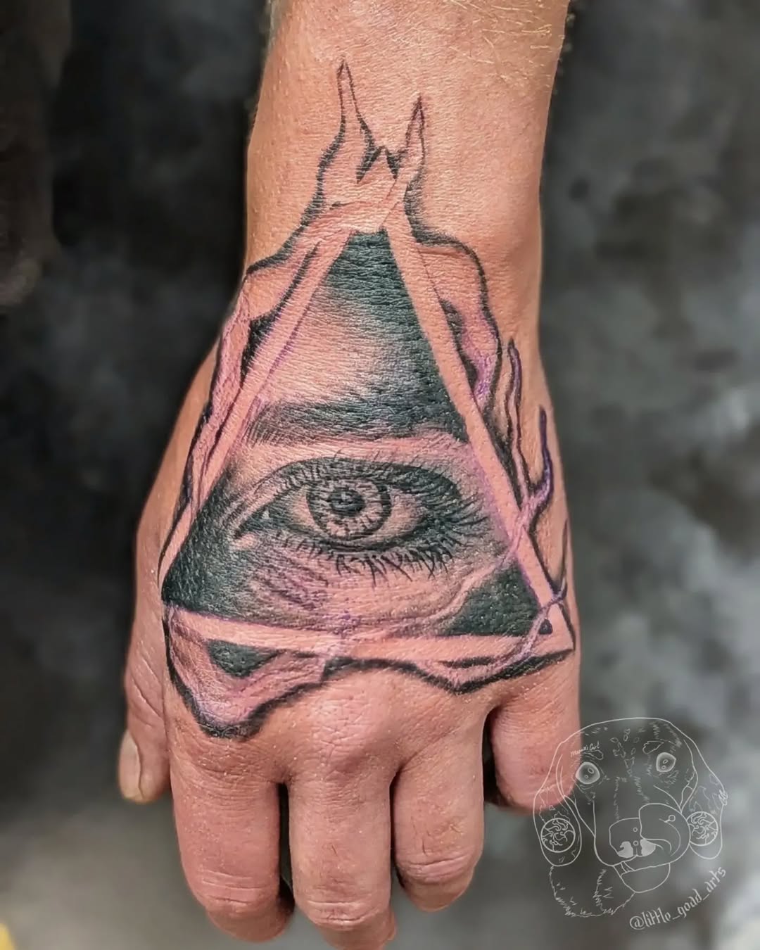 Tattoo by @little_goad_arts โ realism, black_and_grey
