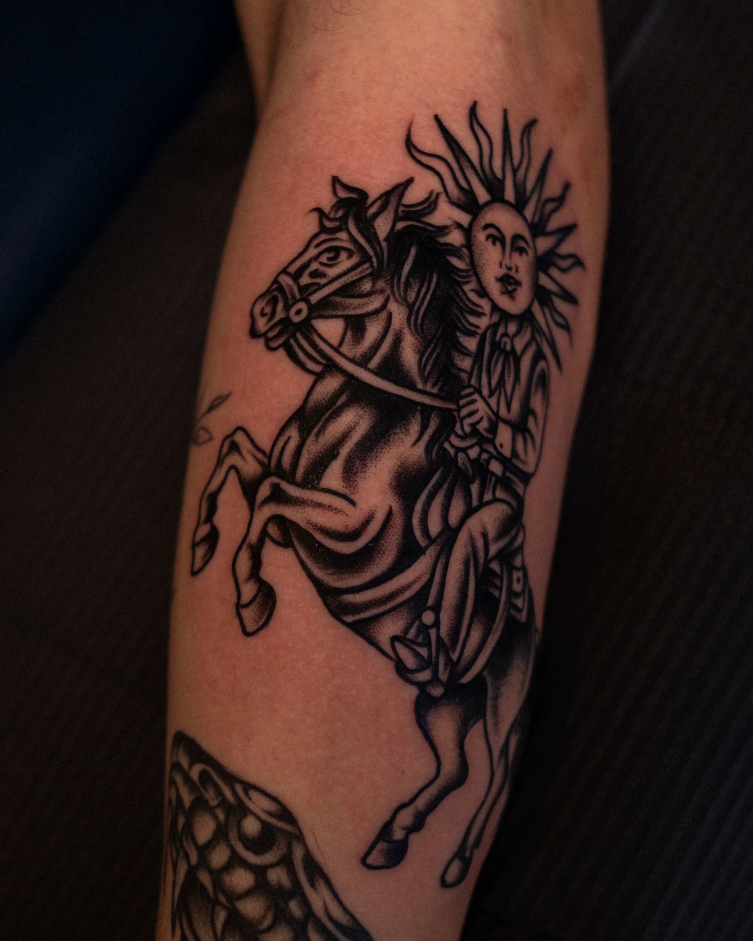 Tattoo by @juliancallejas — black_and_grey, realism
