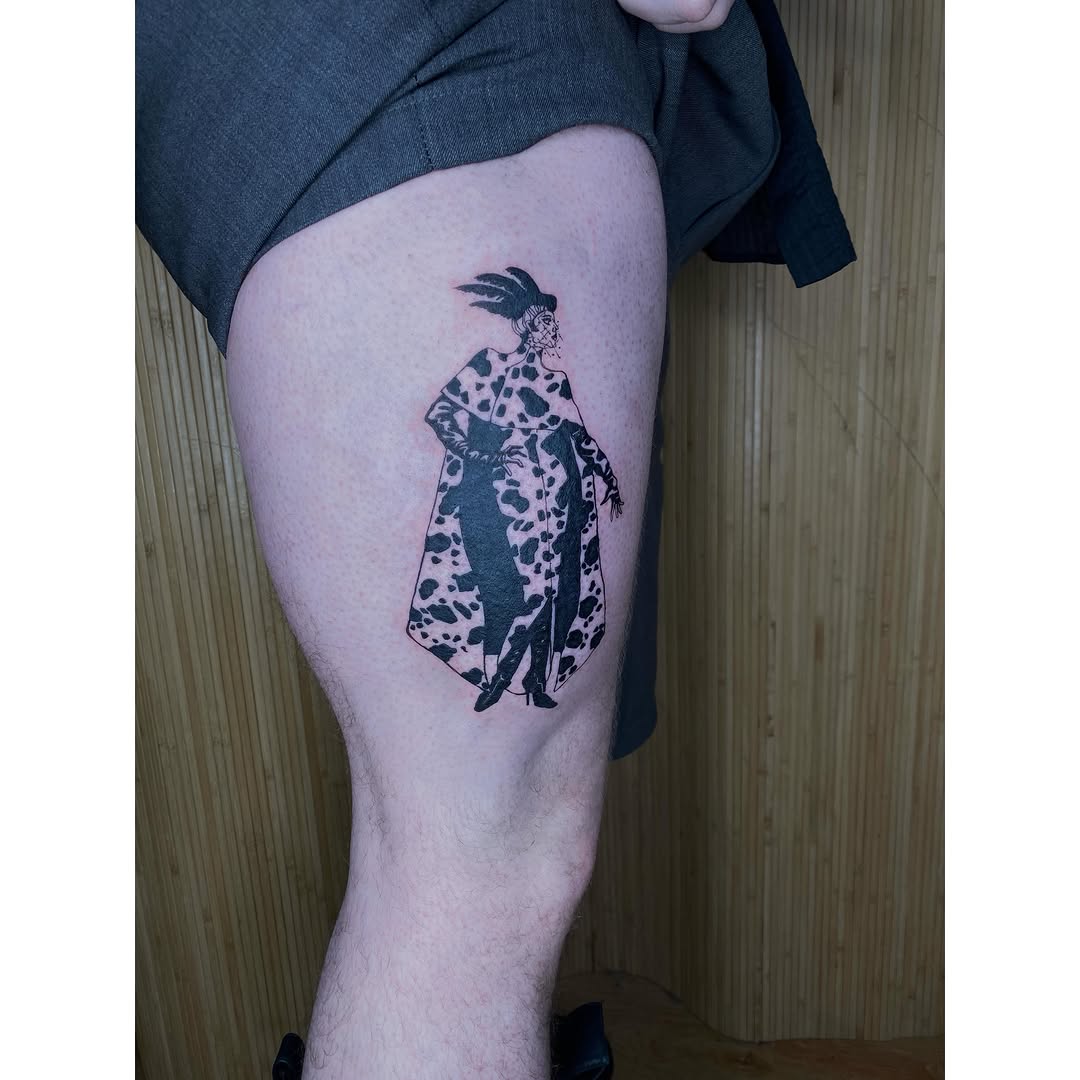 Tattoo by @spitfiregorltattoos — blackwork
