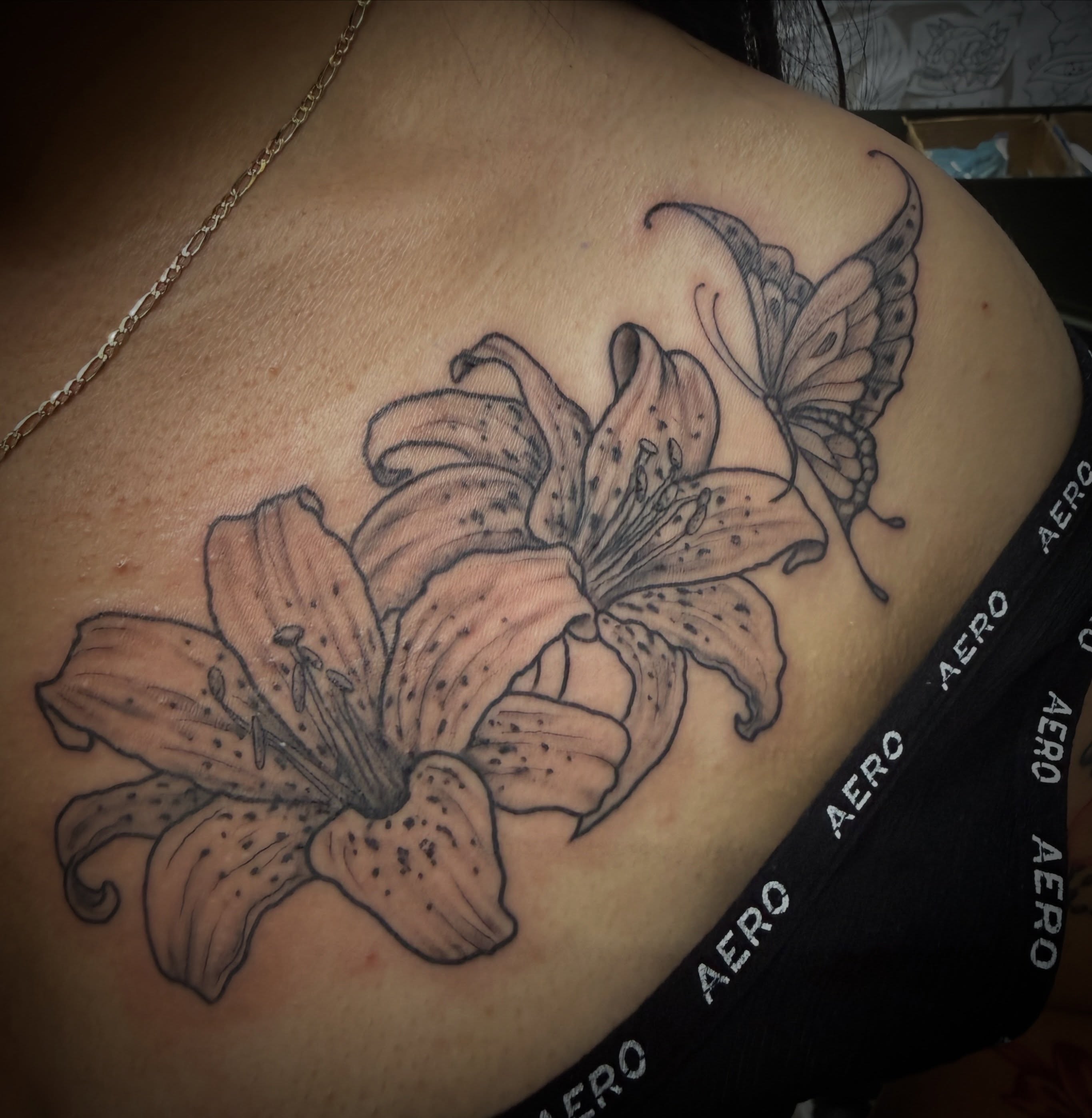 Tattoo by @itsglitter — black_and_grey, realism