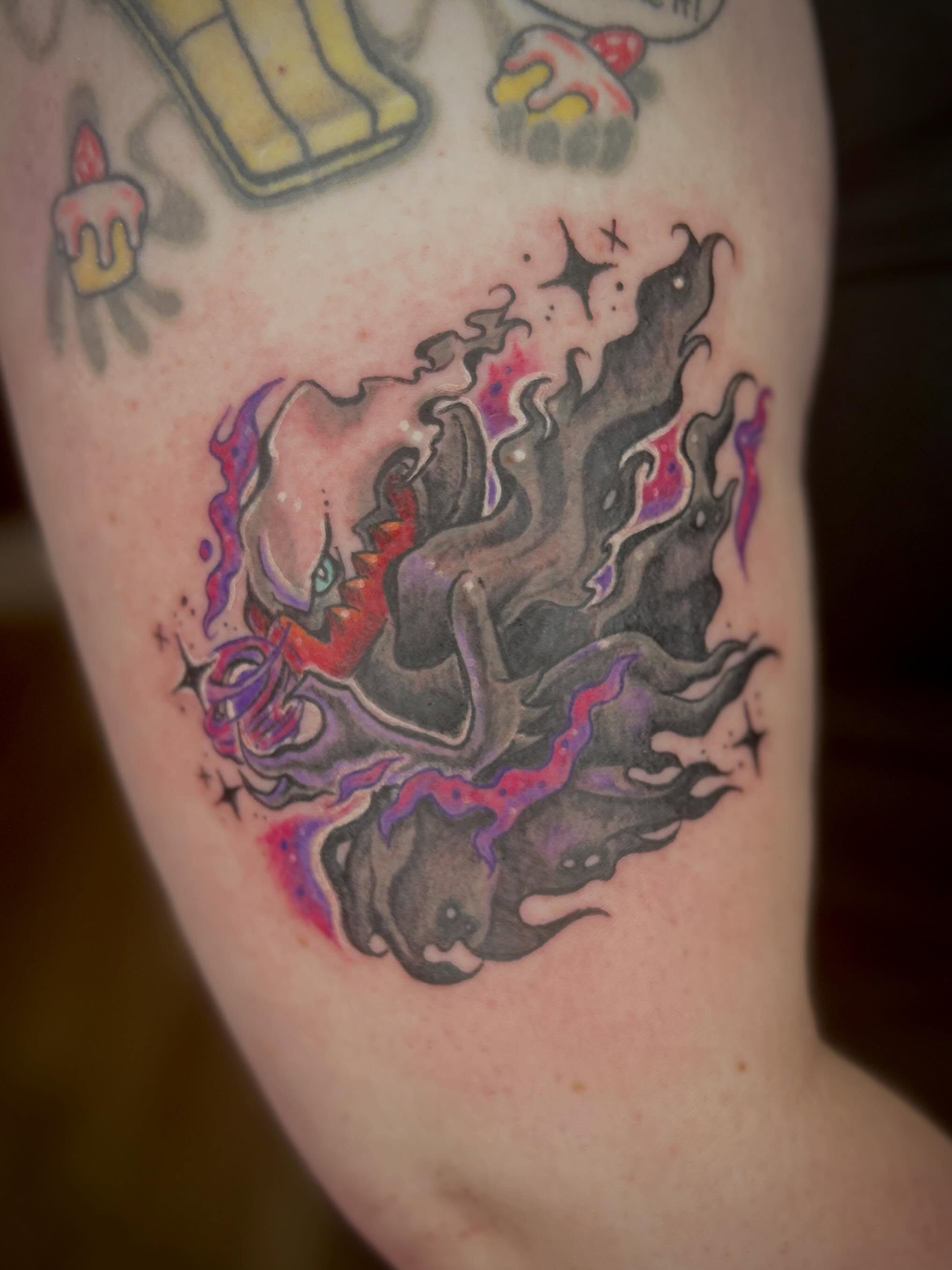 Tattoo by @alleytatts_ — watercolor, surrealism