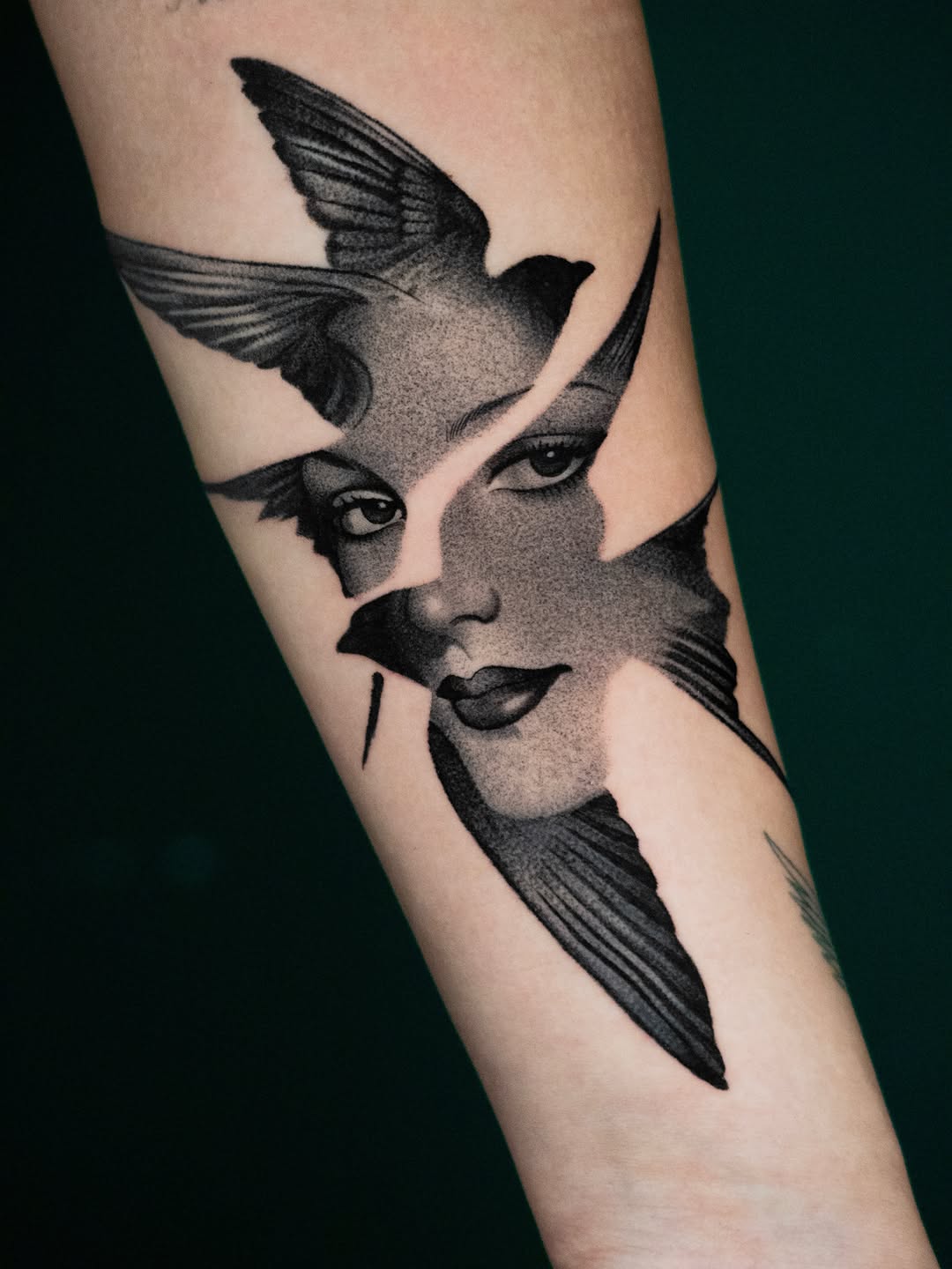 Tattoo by @dannonphantom — black_and_grey, realism