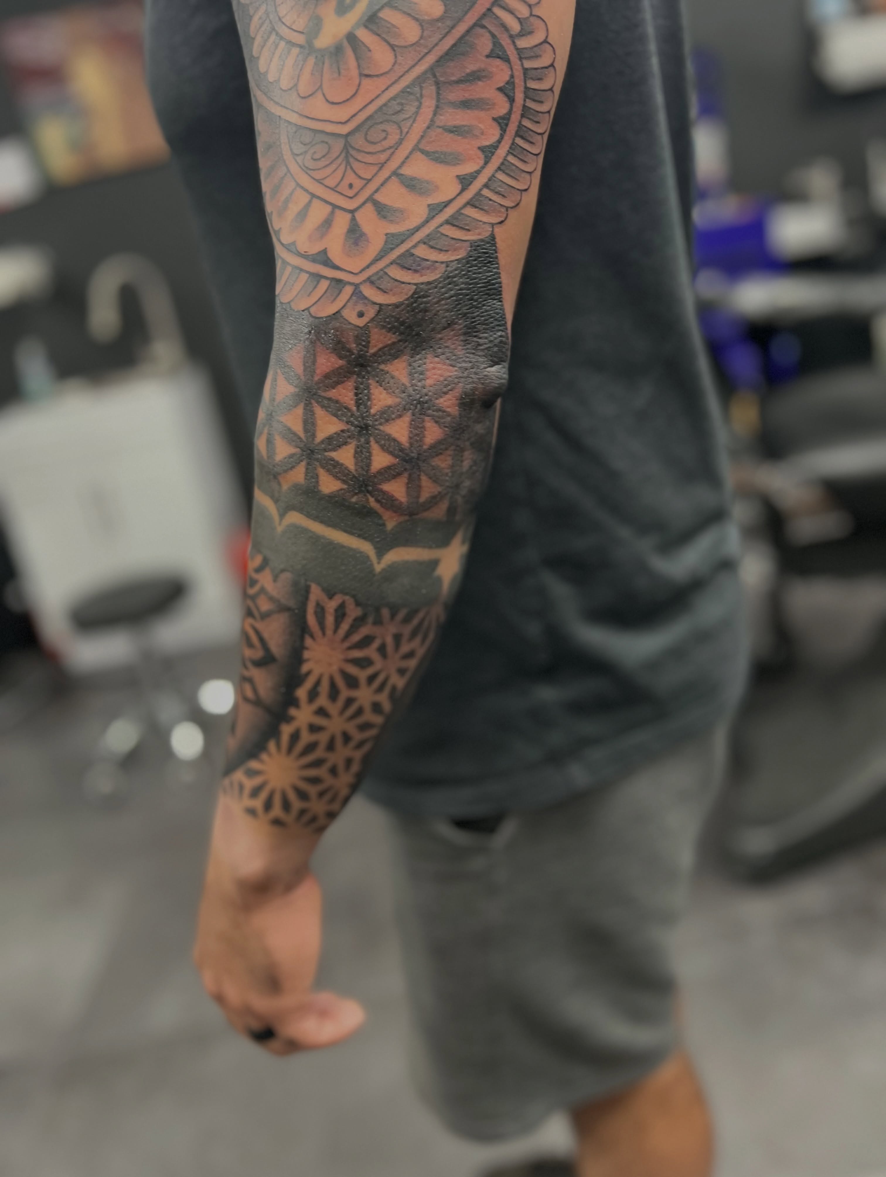 Tattoo by @ram_tat2 — geometric, tribal