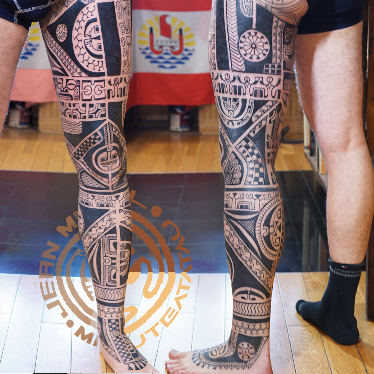 Tattoo by @jeanmichelmanutea — tribal, geometric